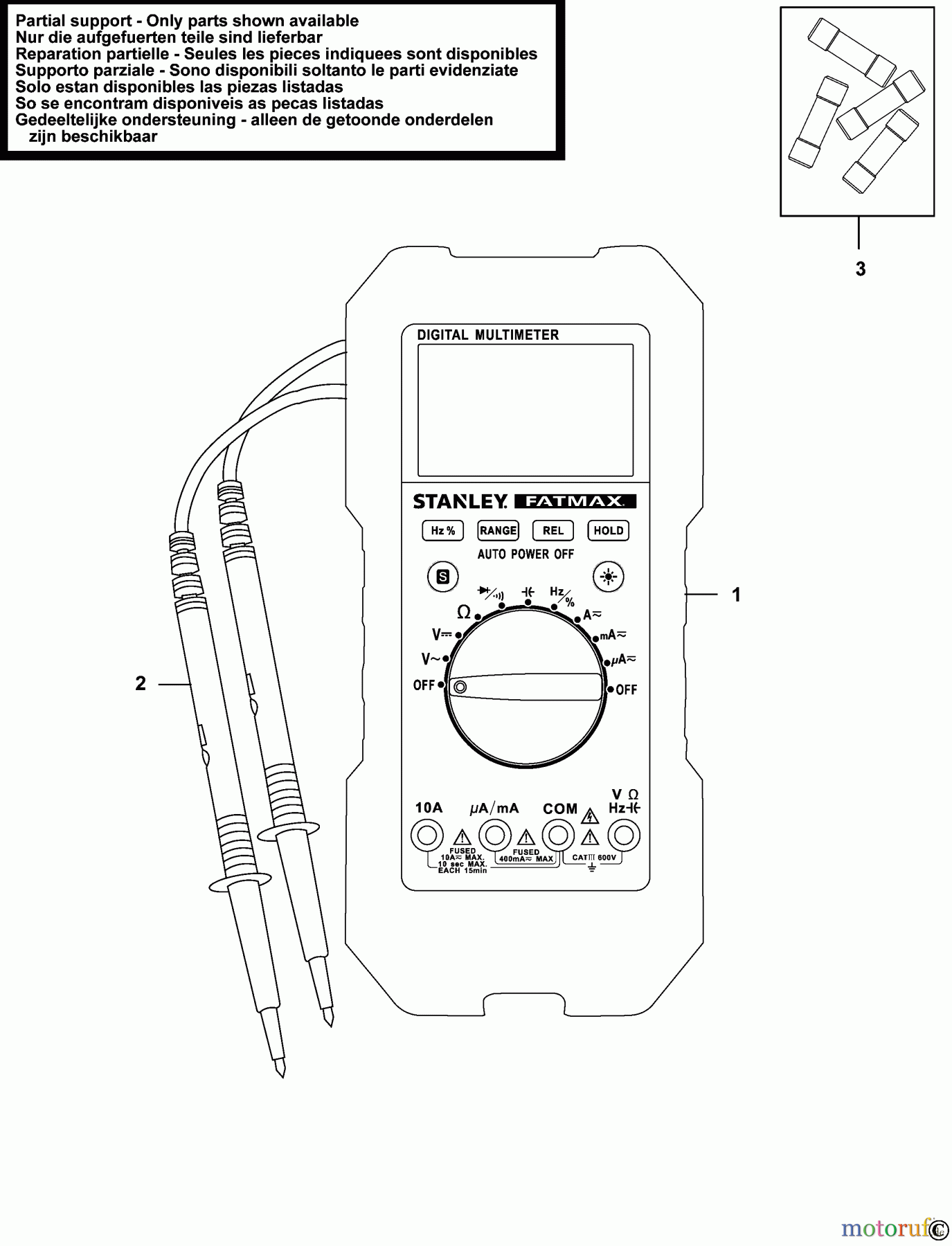 STANLEY CORDLESS-OTHER MULTIMETER FMHT0-77419 Seite 1