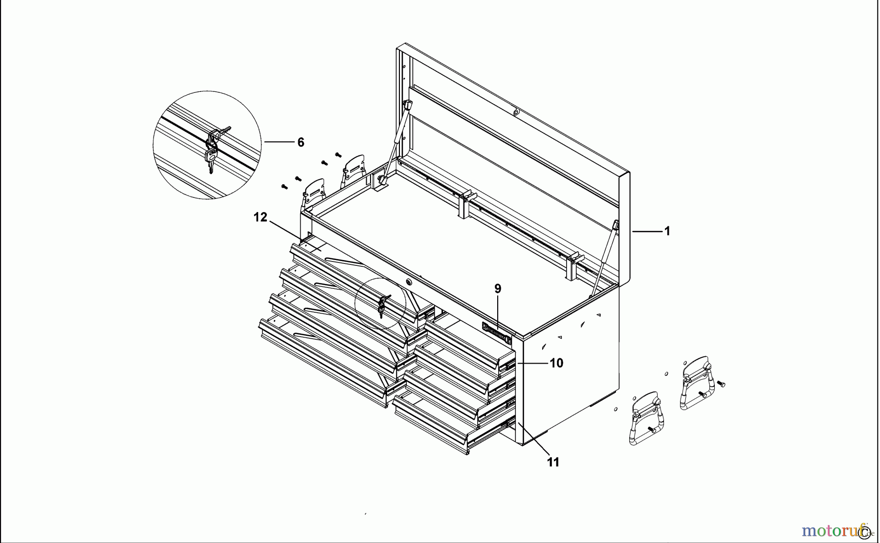 SIDCHROME STORAGE SCHUBLADENSCHRANK SCMT50218 Seite 1