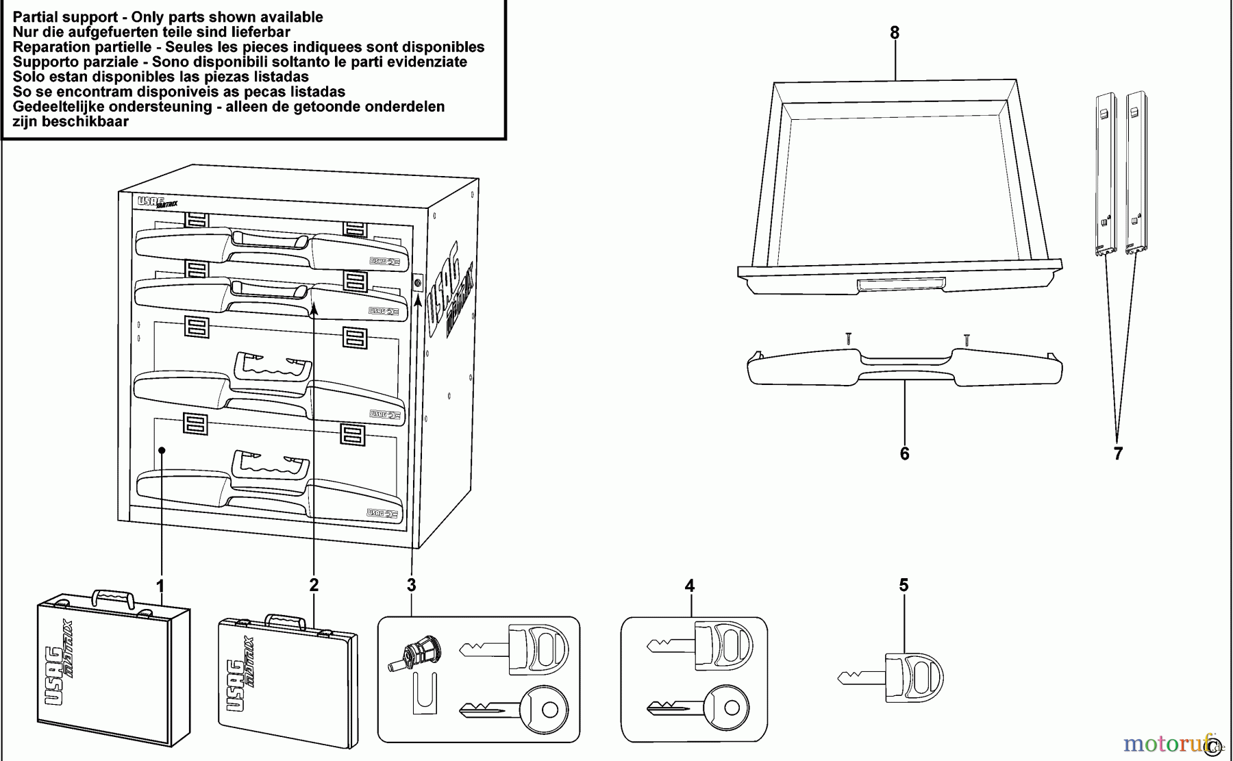  USAG STORAGE MATRIX STAURAUMSYSTEM 5000 B4 Seite 1