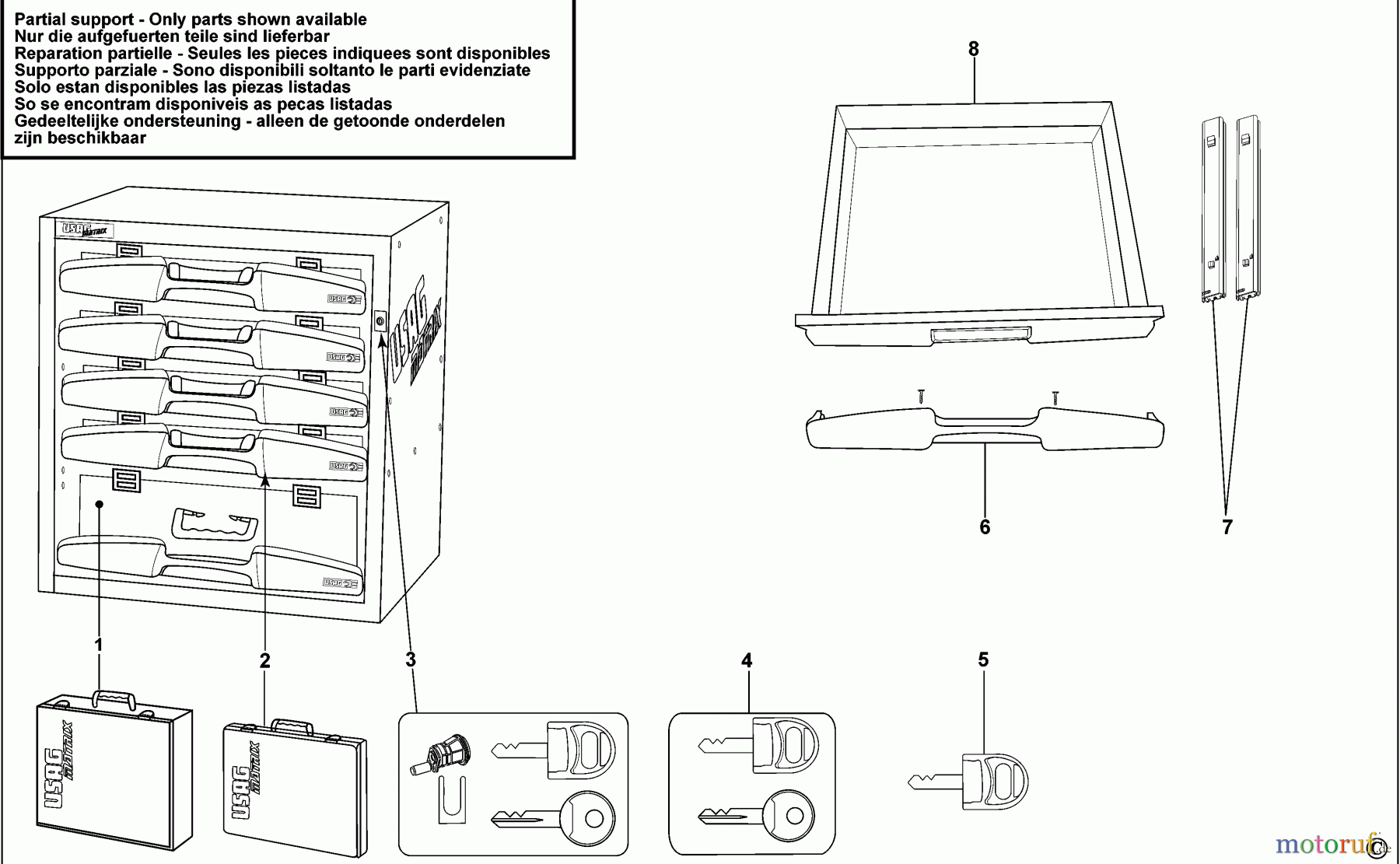  USAG STORAGE MATRIX STAURAUMSYSTEM 5000 B5 Seite 1