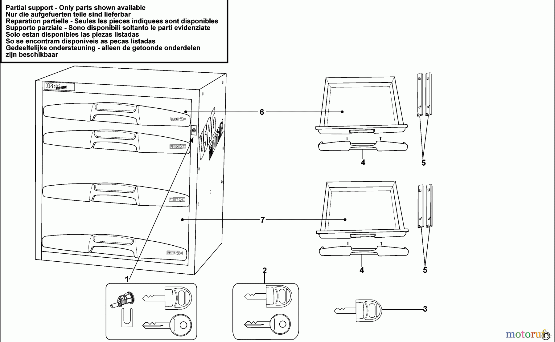  USAG STORAGE MATRIX STAURAUMSYSTEM 5000 D4 Seite 1
