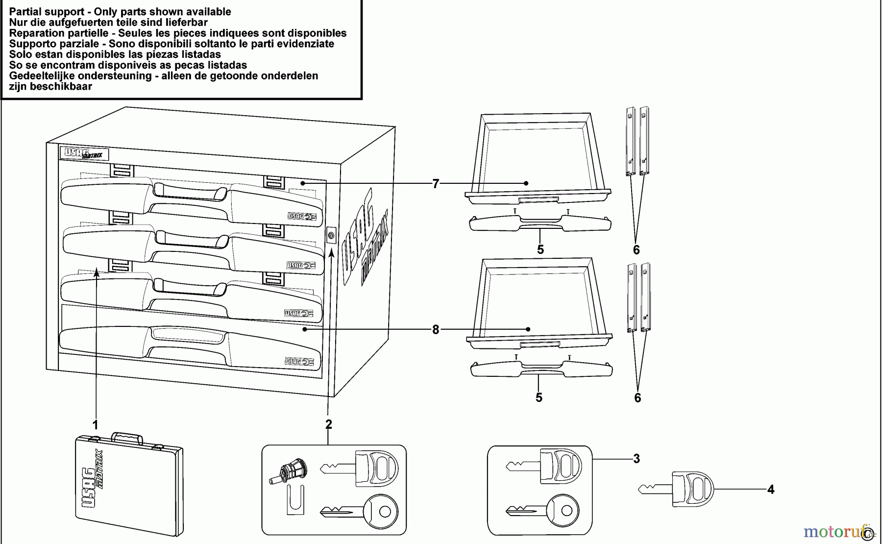  USAG STORAGE MATRIX STAURAUMSYSTEM 5000 E2 Seite 1