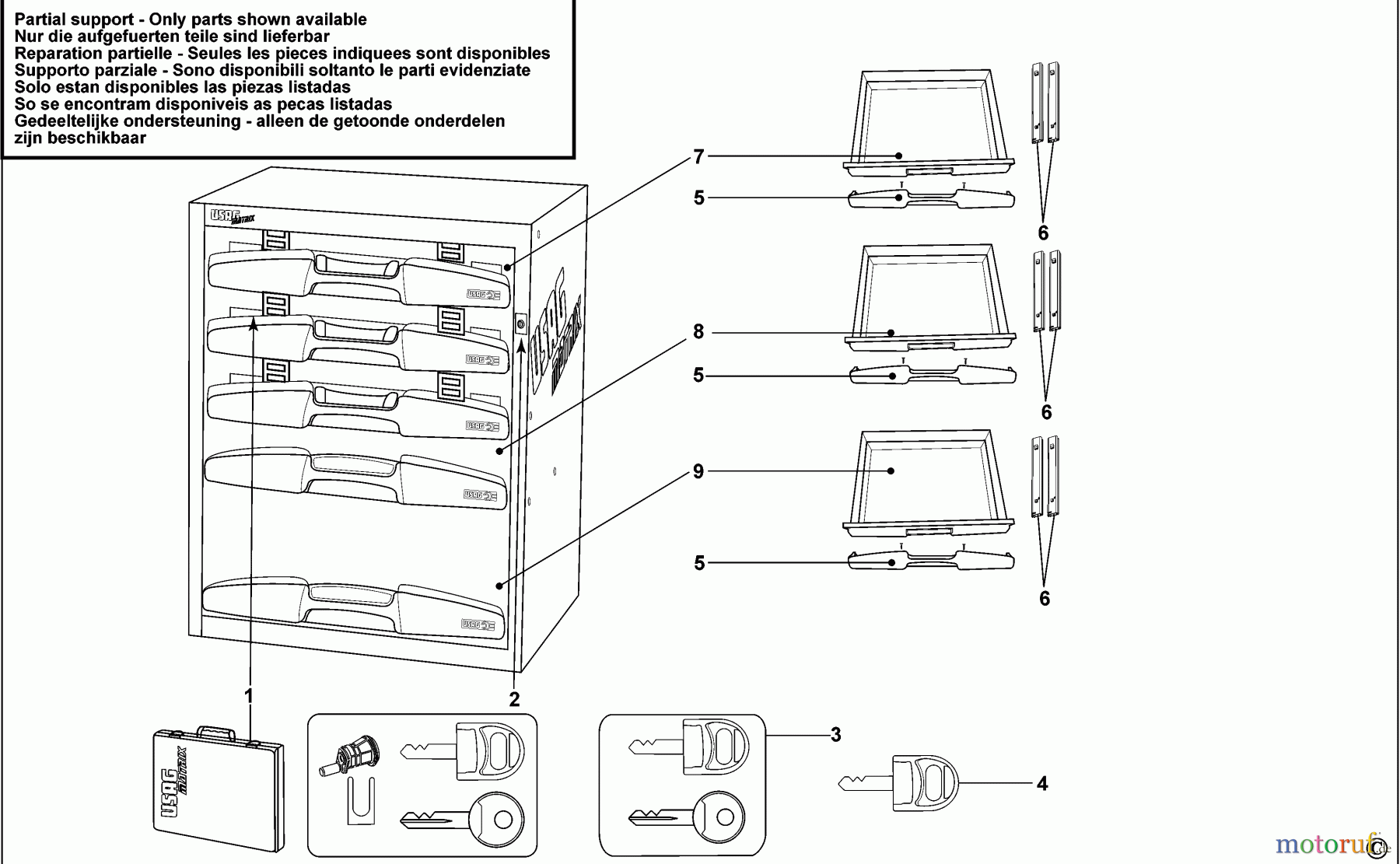  USAG STORAGE MATRIX STAURAUMSYSTEM 5000 F3 Seite 1