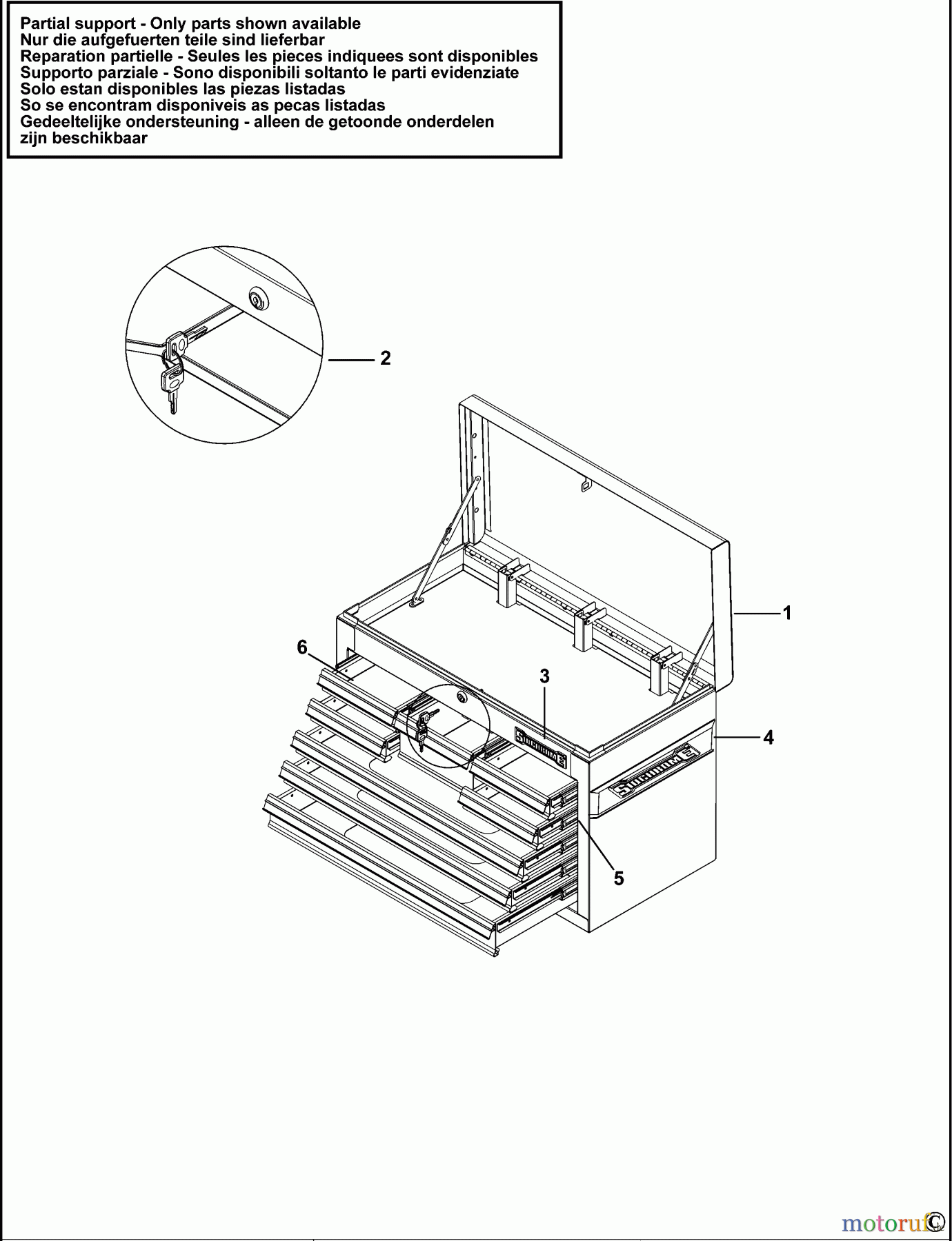 SIDCHROME STORAGE SCHUBLADENSCHRANK SCMT50248 Seite 1