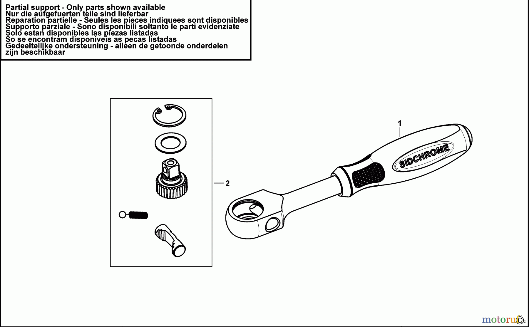  SIDCHROME WRENCHES RATSCHE SCMT14904 Seite 1