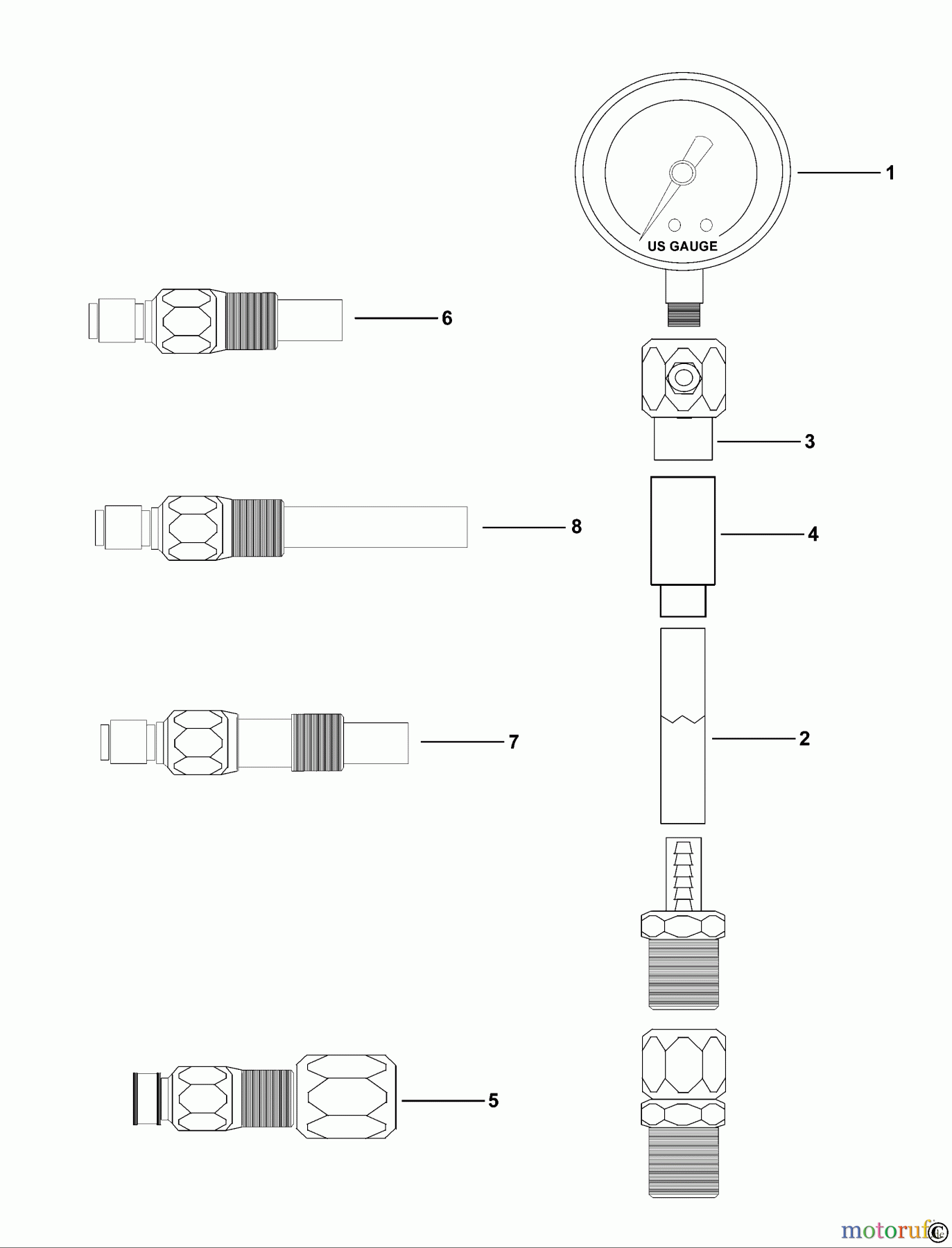SIDCHROME AUTOMOTIVE TOOLS KOMPRESSIONS-PRÜFGERÄT SCMT70576 Seite 1