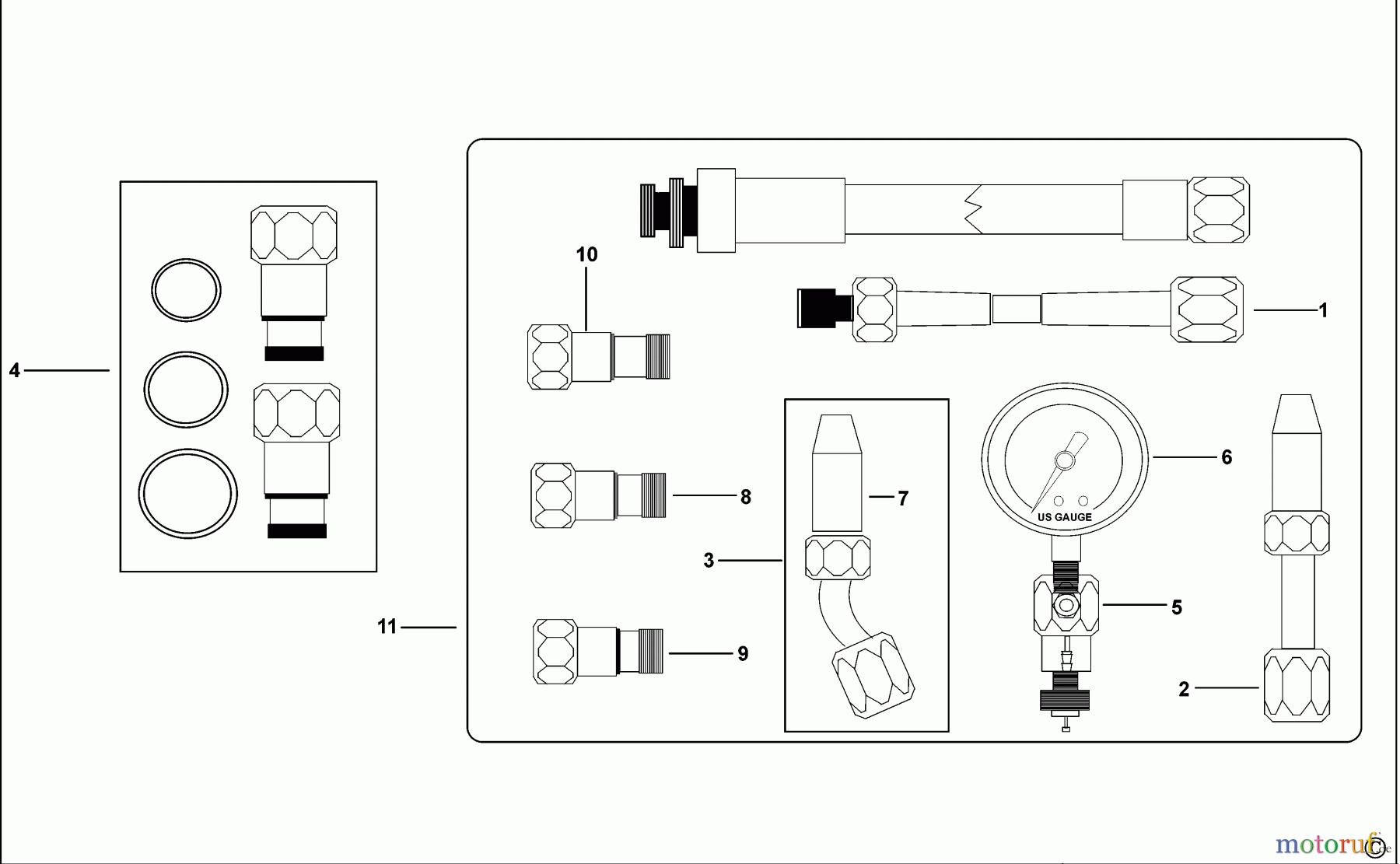 SIDCHROME AUTOMOTIVE TOOLS KOMPRESSIONS-PRÜFGERÄT SCMT70716 Seite 1