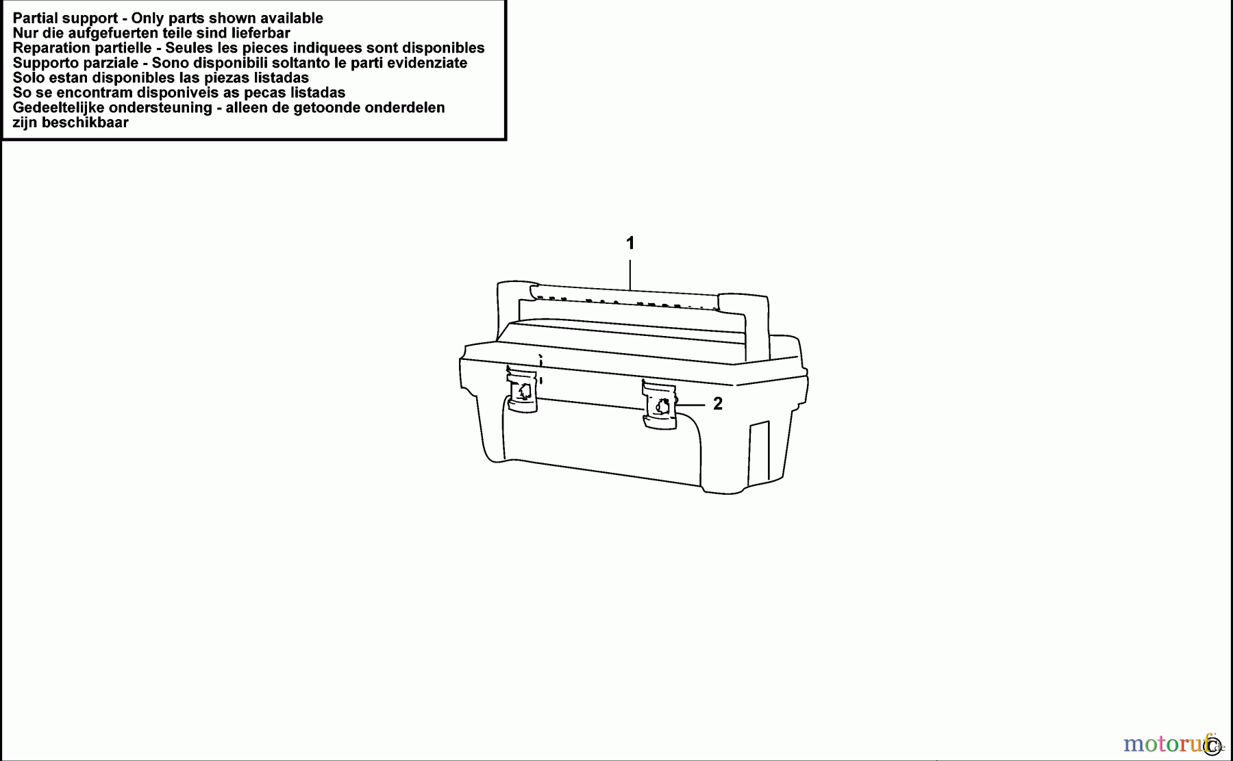  FACOM STORAGE WERKZEUGBOX BP.P26 Seite 1