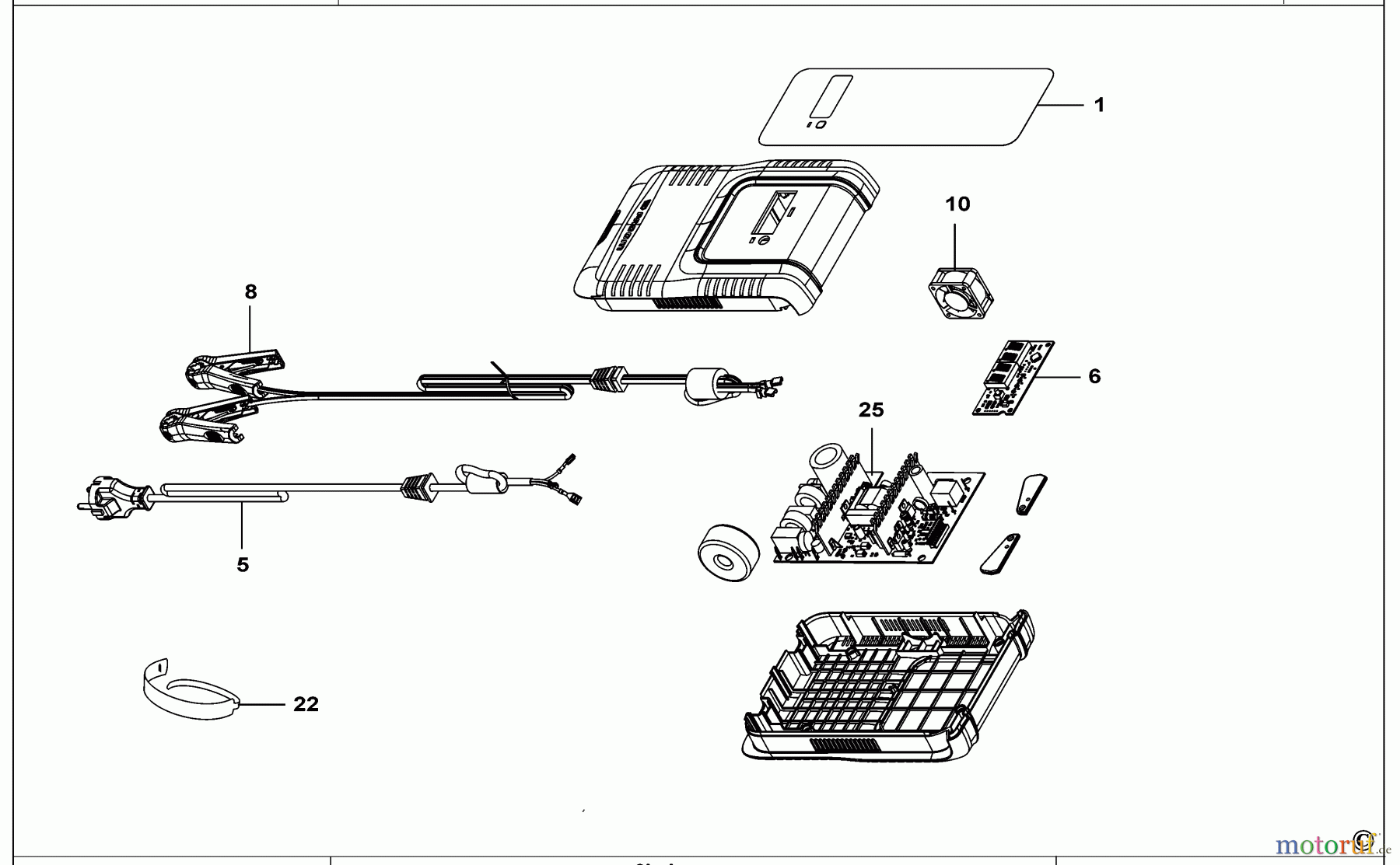 FACOM AUTOMOTIVE TOOLS BATTERIE-LADEGERÄT BC1215 Seite 1