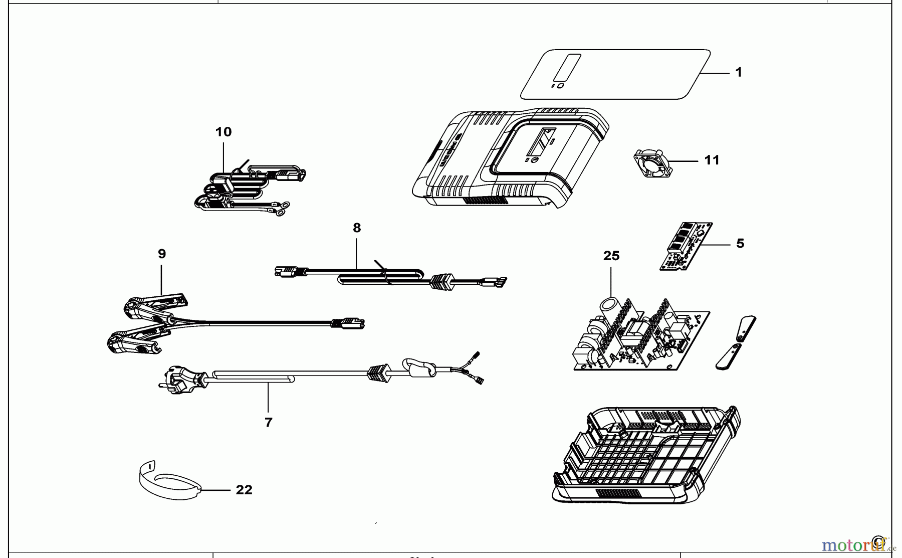 FACOM AUTOMOTIVE TOOLS BATTERIE-LADEGERÄT BC126 Seite 1