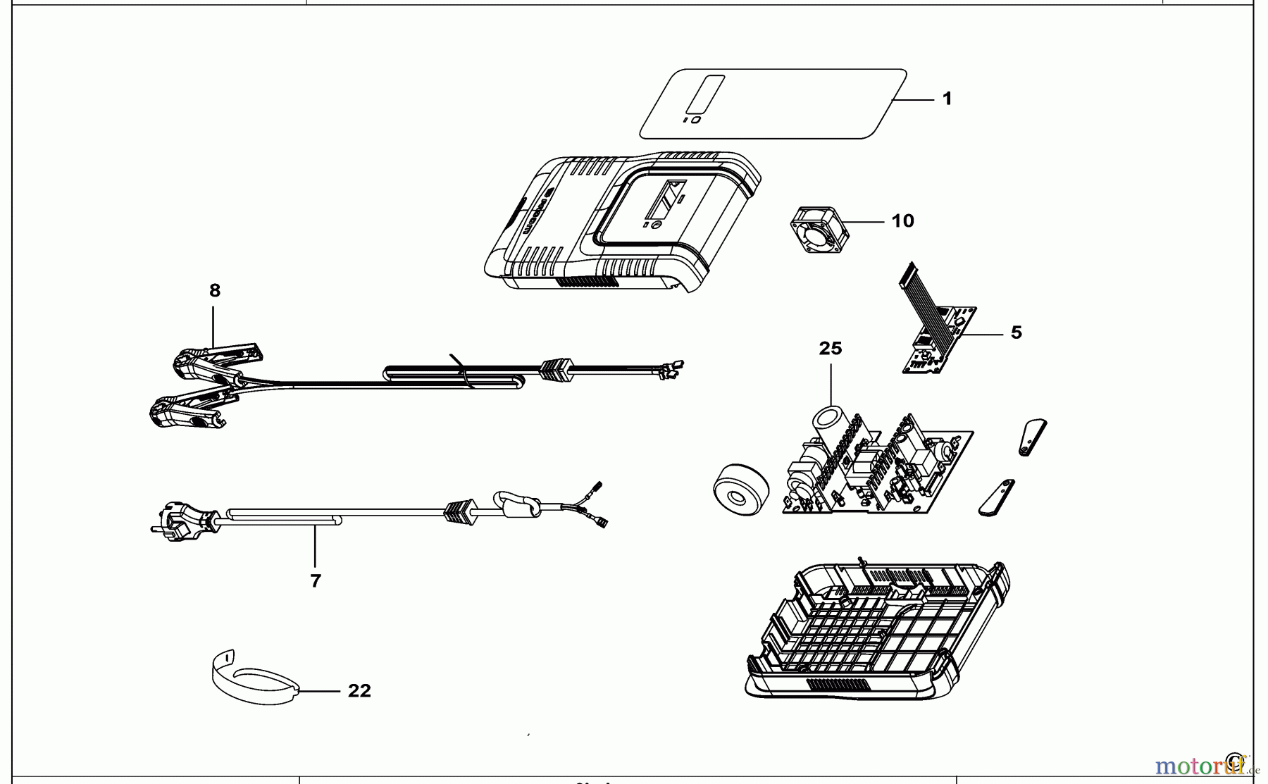 FACOM AUTOMOTIVE TOOLS BATTERIE-LADEGERÄT BC2410 Seite 1