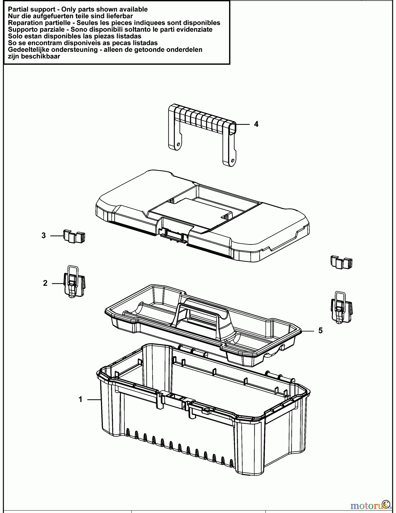 EXPERT STORAGE WERKZEUGBOX E010304 Seite 1