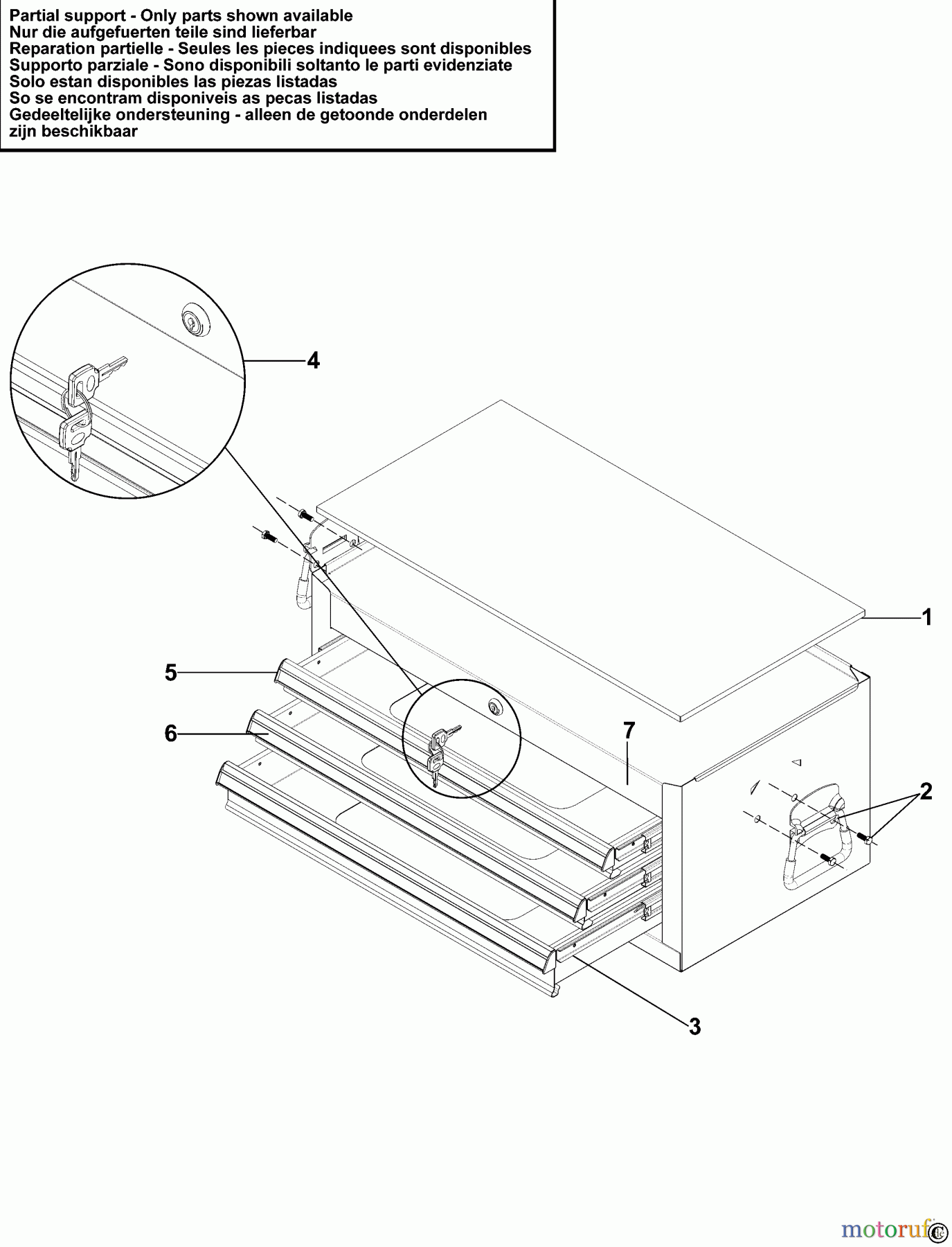 EXPERT STORAGE SCHUBLADENSCHRANK E010243B Seite 1