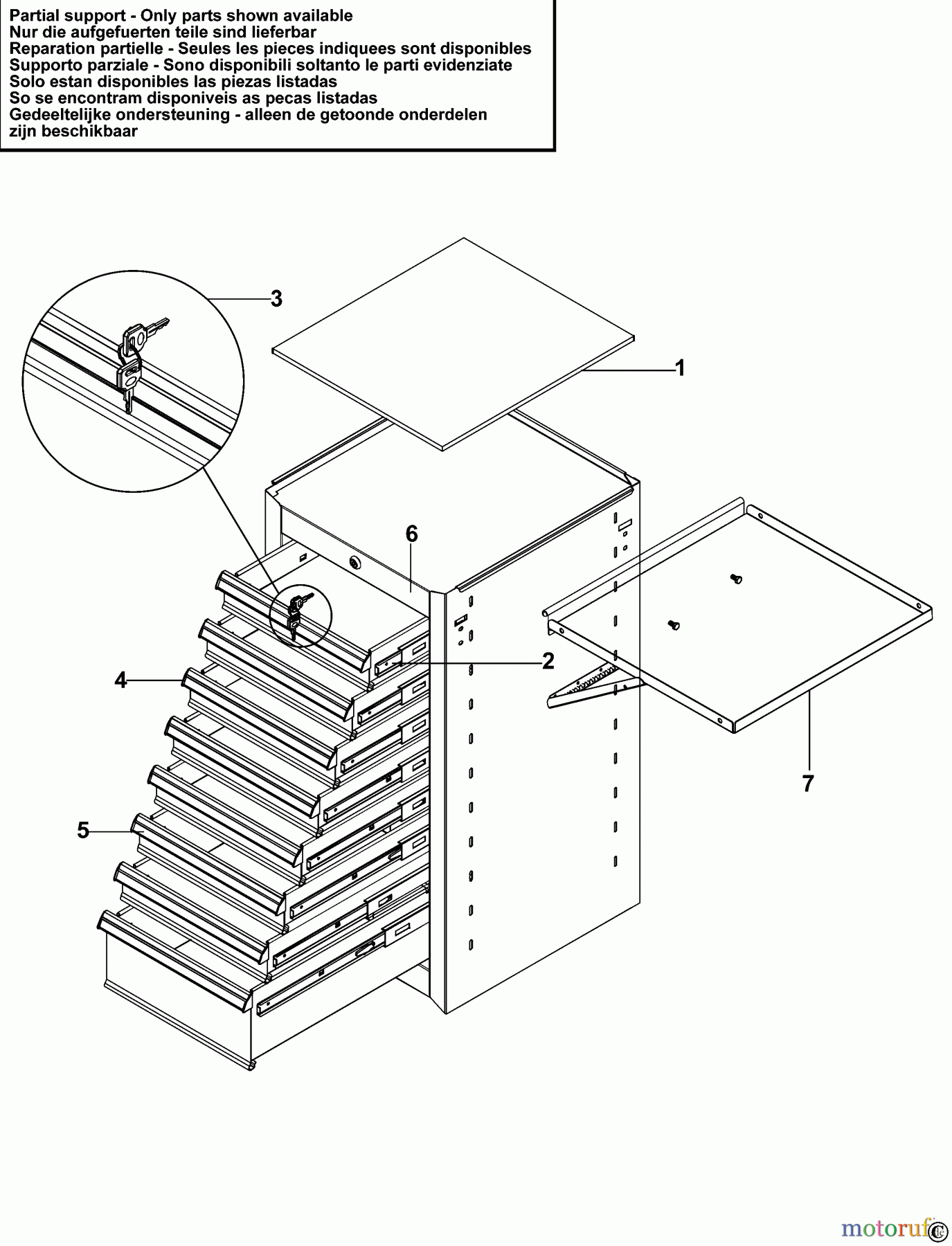 EXPERT STORAGE SCHUBLADENSCHRANK E010249B Seite 1