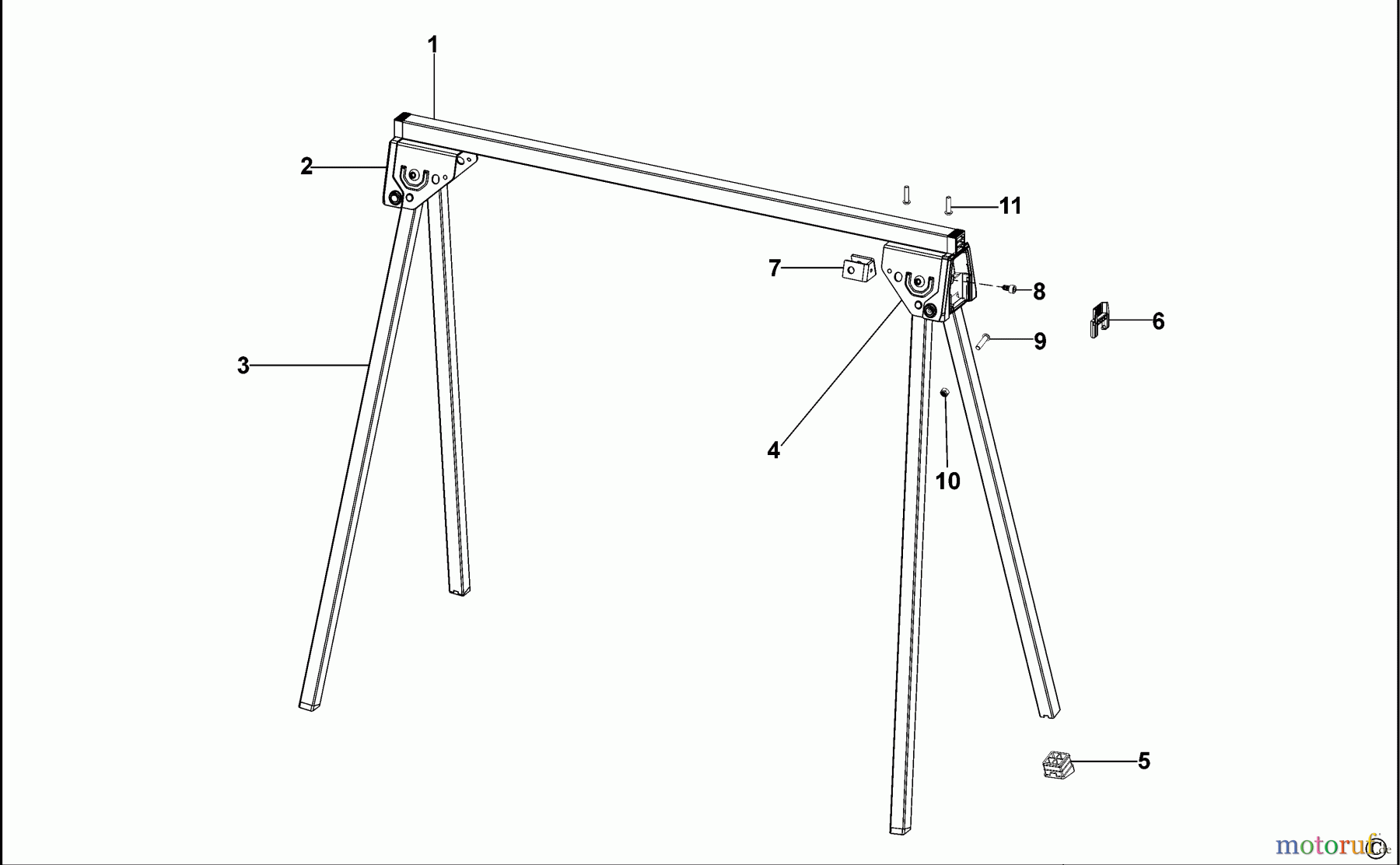 STANLEY ATTTACHMENTS & ACCESSORIES LEG STANDS BEINSTÄNDER STST81337-1 Seite 1