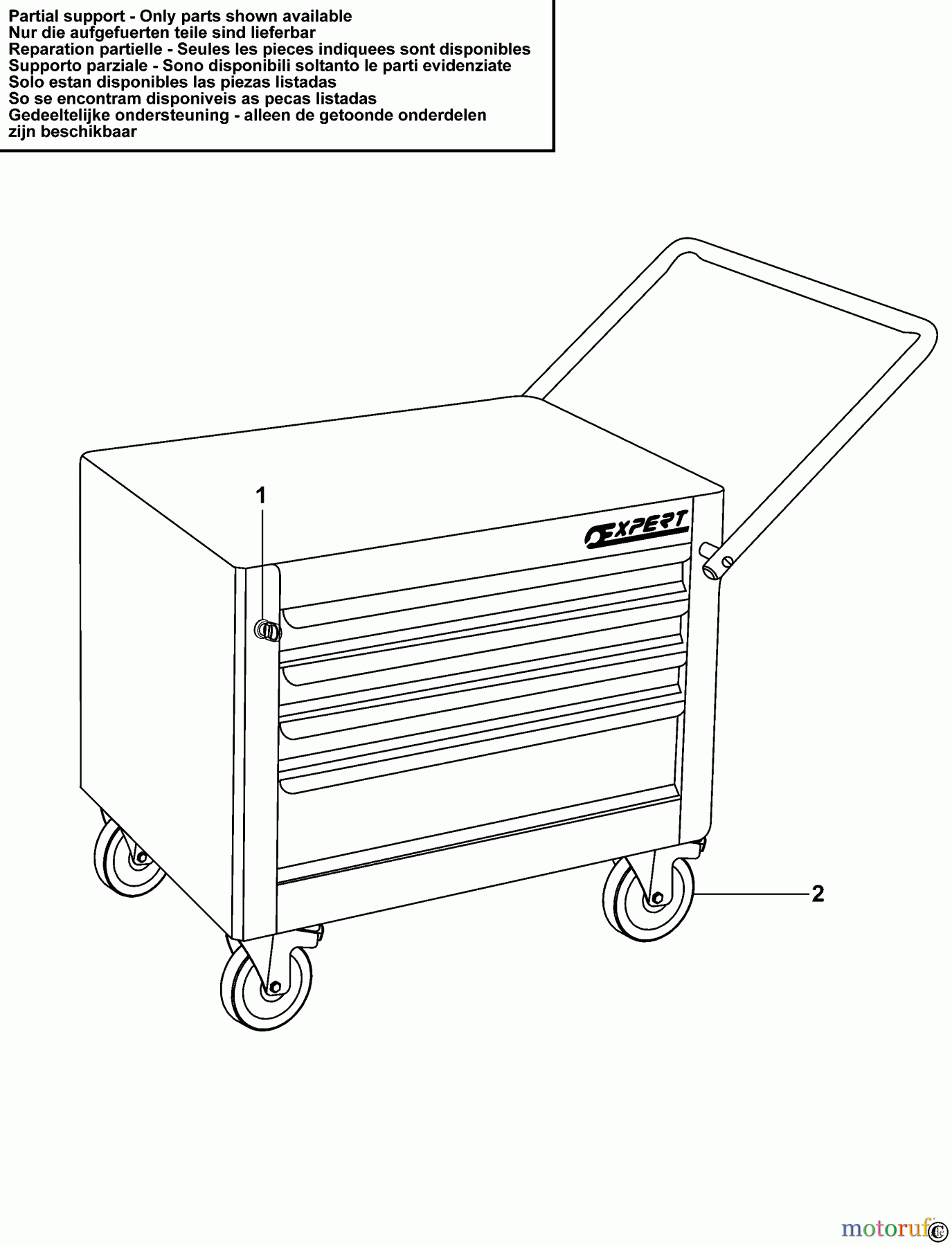  EXPERT STORAGE WERKSTATTWAGEN E010154 Seite 1