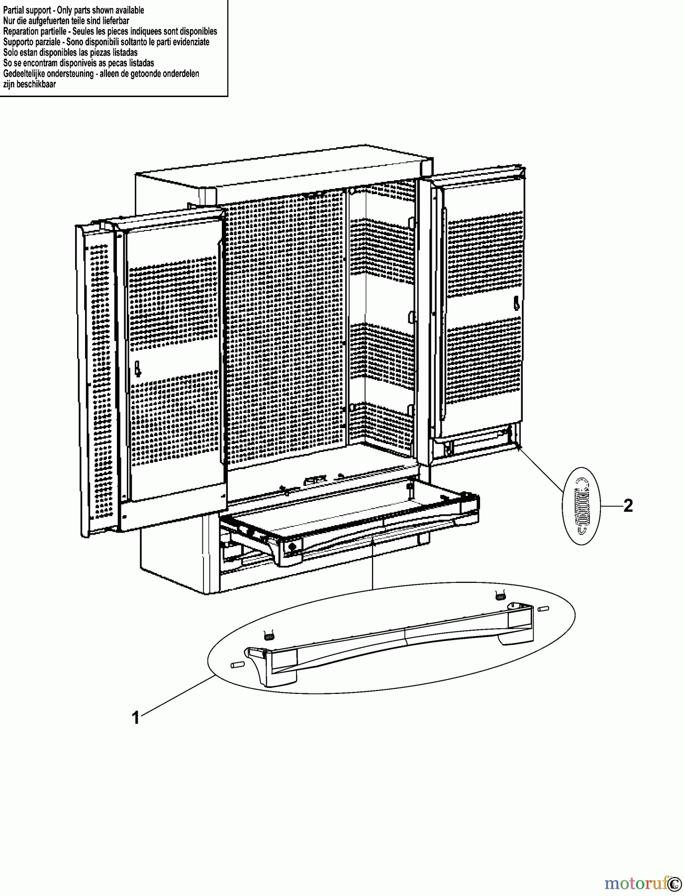 USAG STORAGE WORKCENTRES SCHUBLADENSCHRANK 502 A1 Seite 1