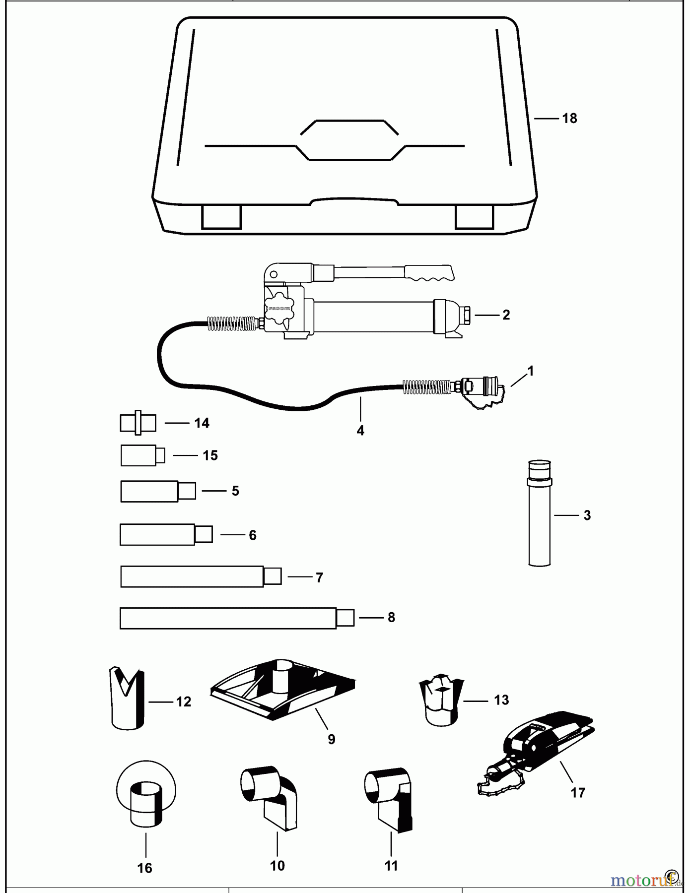 FACOM AUTOMOTIVE TOOLS WERKZEUGSATZ CR.4TA Seite 1