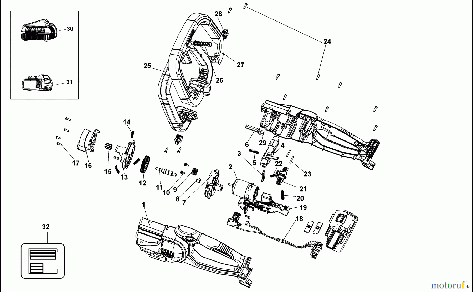 BLACK+DECKER AUSSERHALB MULTIFUNKTIONSWERKZEUG MULTITOOL BCASK815D Seite 3