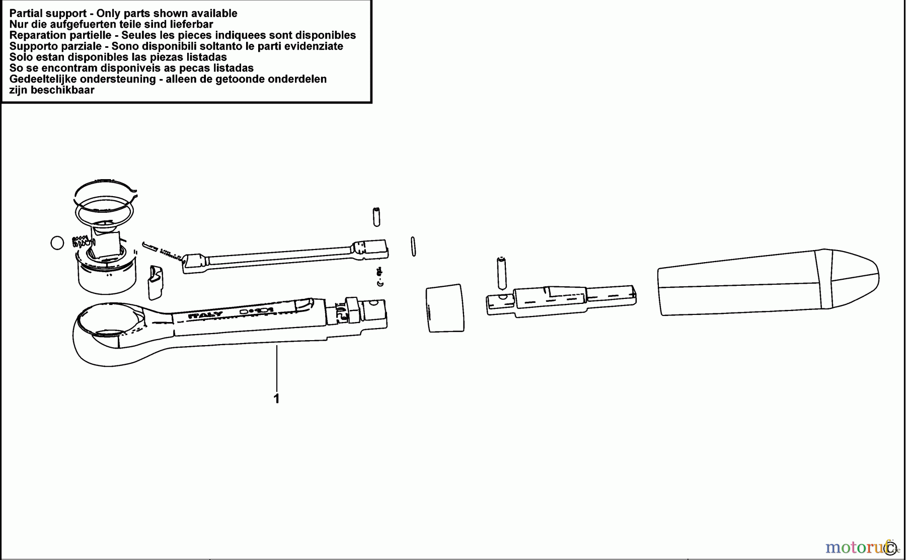  FACOM WRENCHES RATSCHE R.181 Seite 1