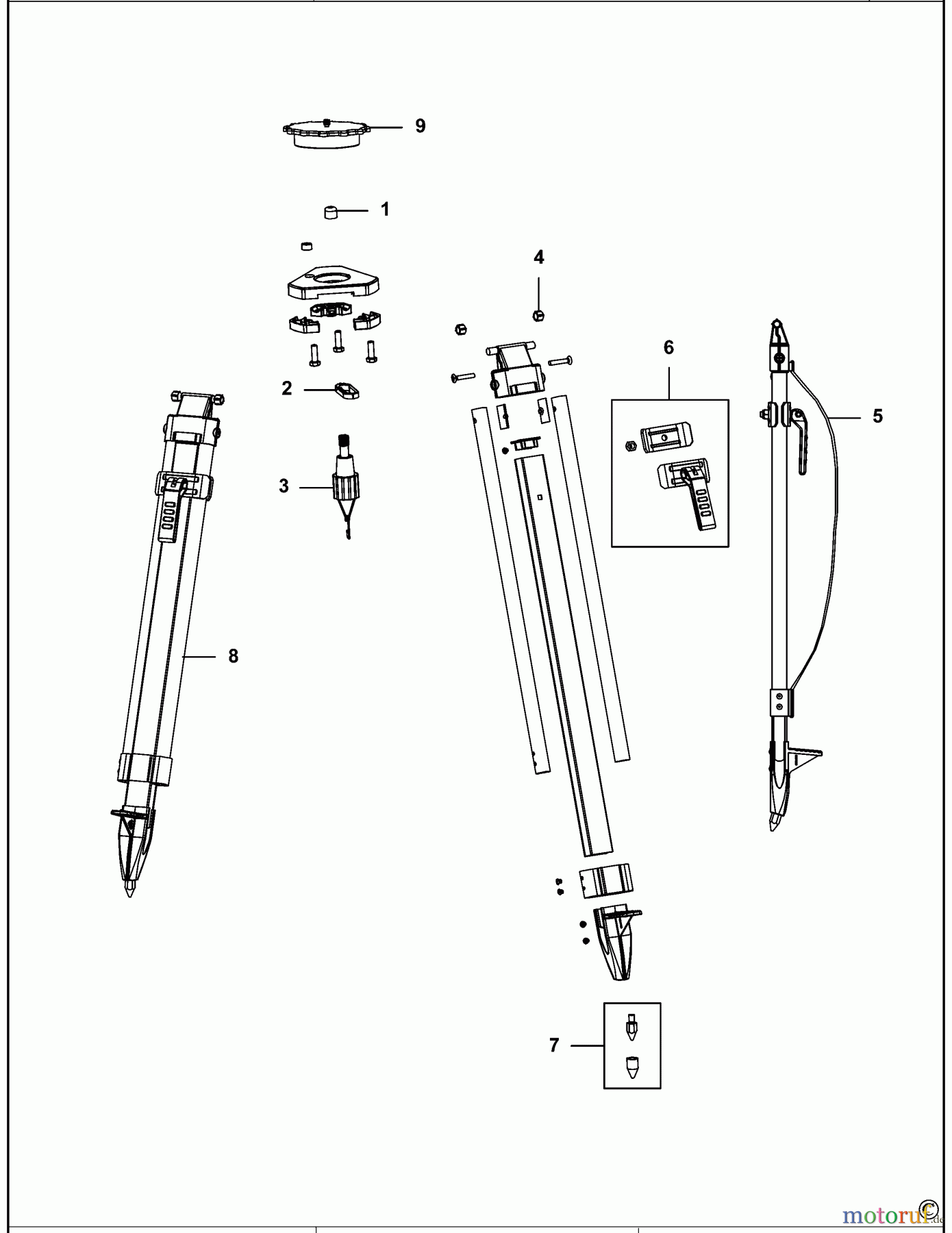  DEWALT LASERS STATIV DE0739 Seite 1