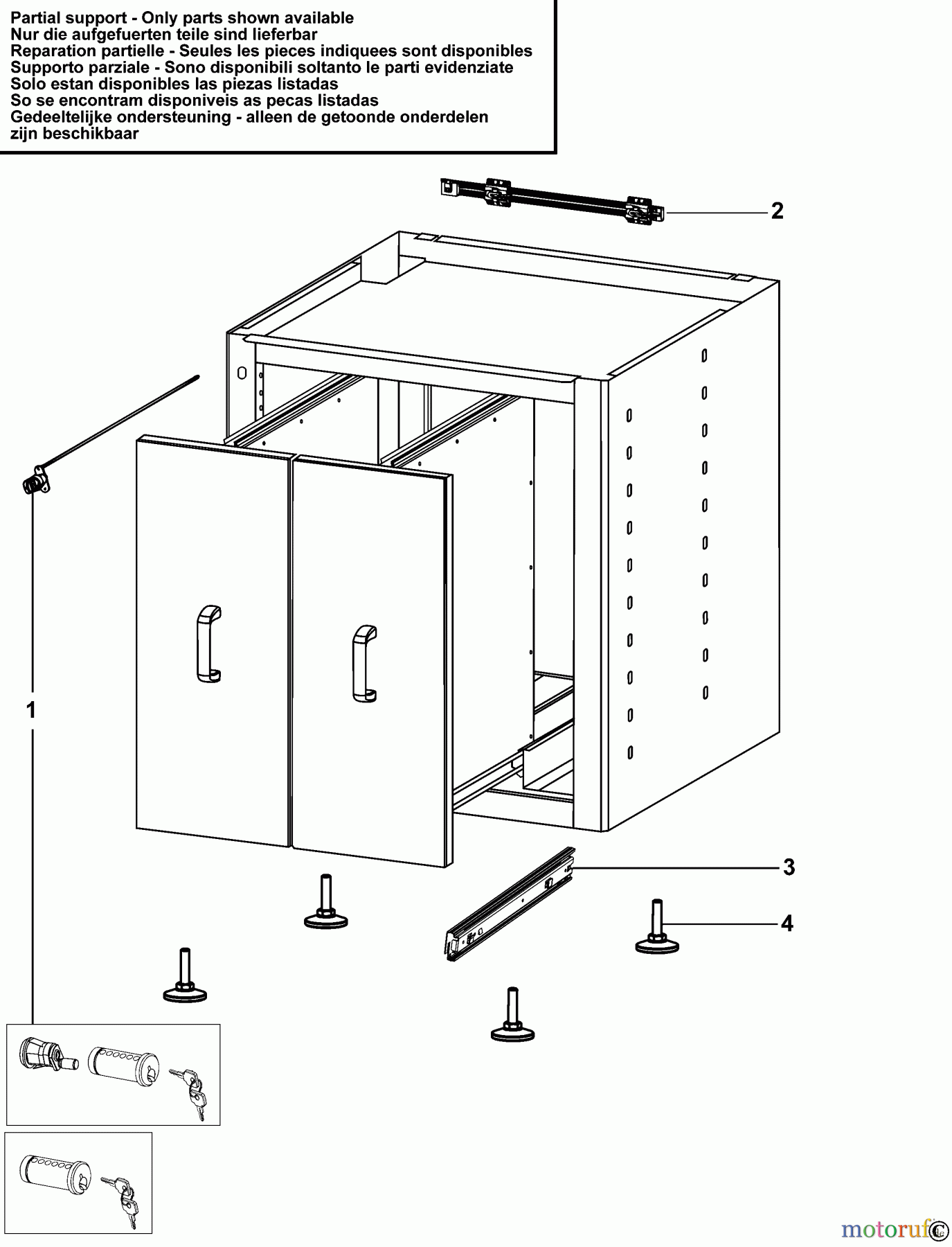  FACOM STORAGE UNTERSCHRANK JLS2-MBS2TVBS Seite 1