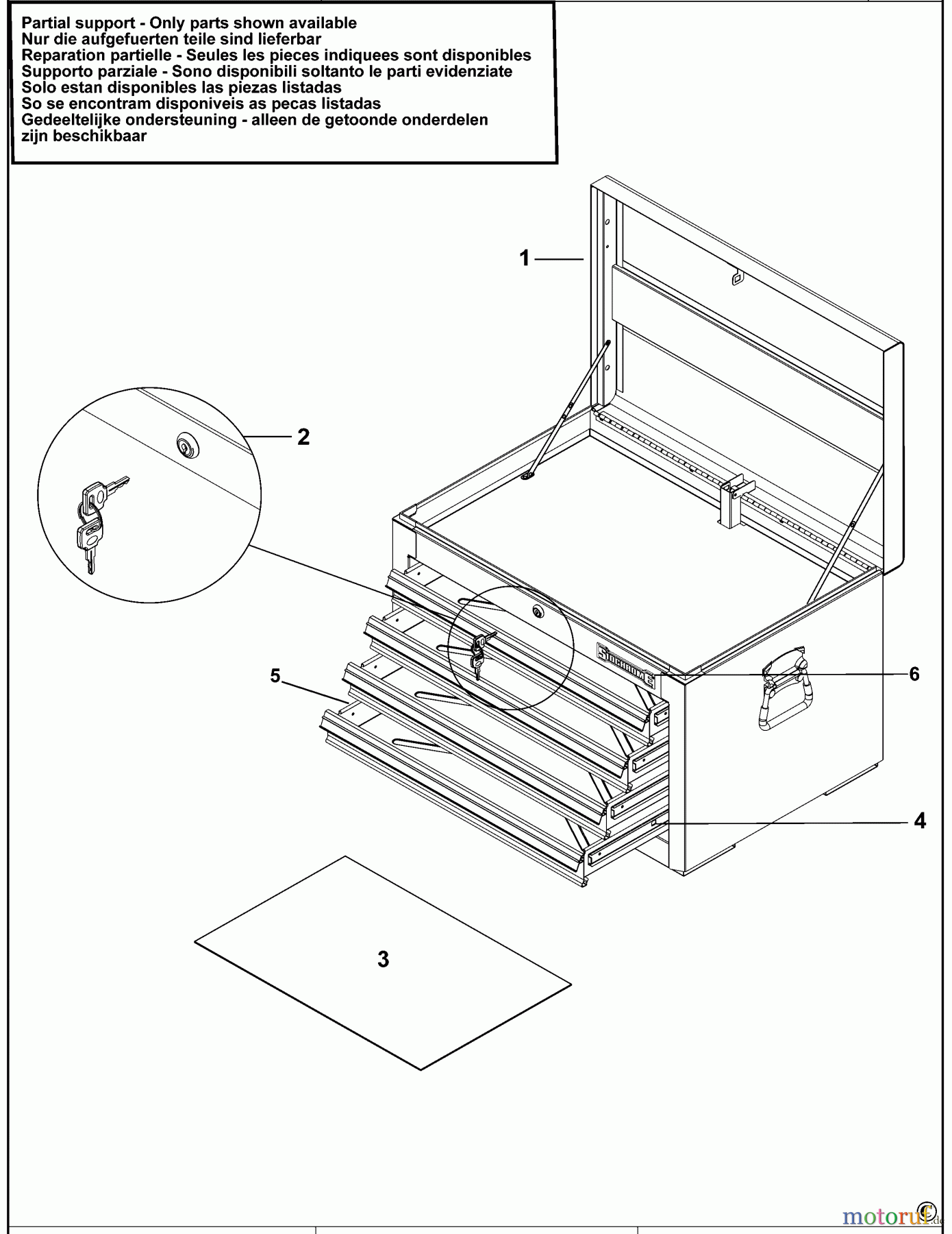 SIDCHROME STORAGE SCHUBLADENSCHRANK SCMT50214 Seite 1