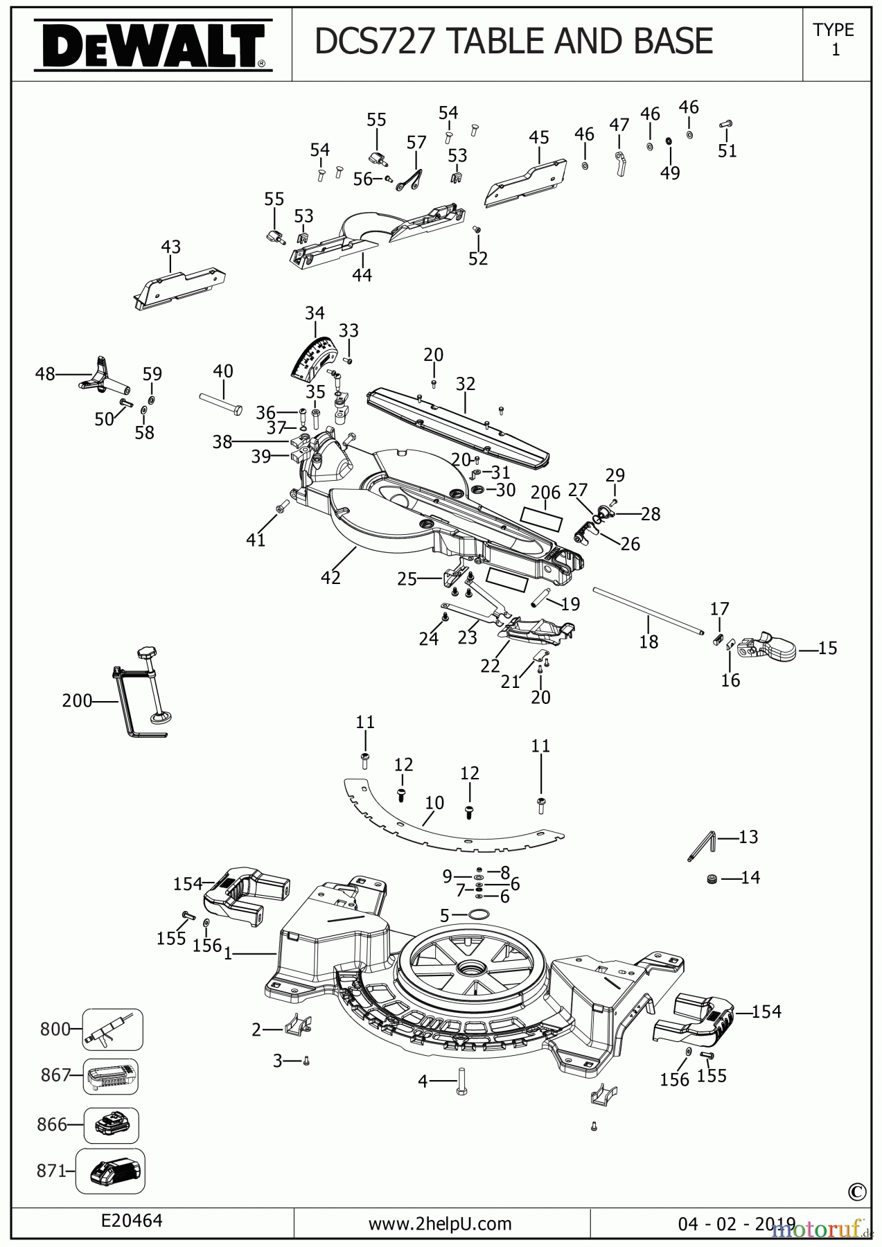 DEWALT HOLZARBEITEN Gehrungssägen GEHRUNGSSÄGE DCS727 Seite 3