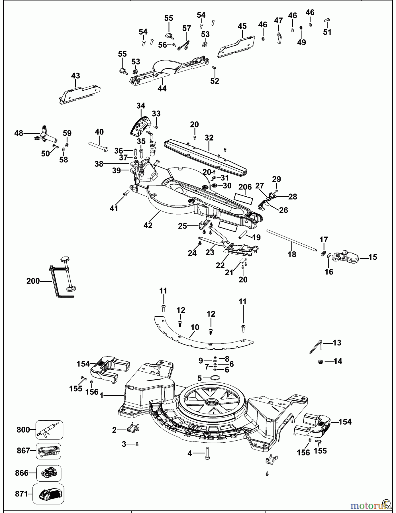 DEWALT HOLZARBEITEN Gehrungssägen GEHRUNGSSÄGE DCS727 Seite 1
