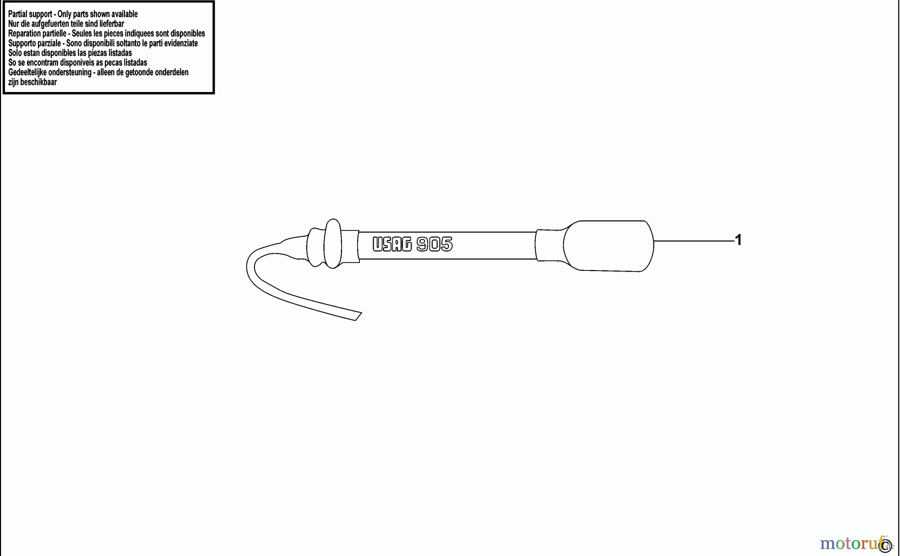 USAG AUTOMOTIVE TOOLS TEST AUSRÜSTUNG 905 BN Seite 1