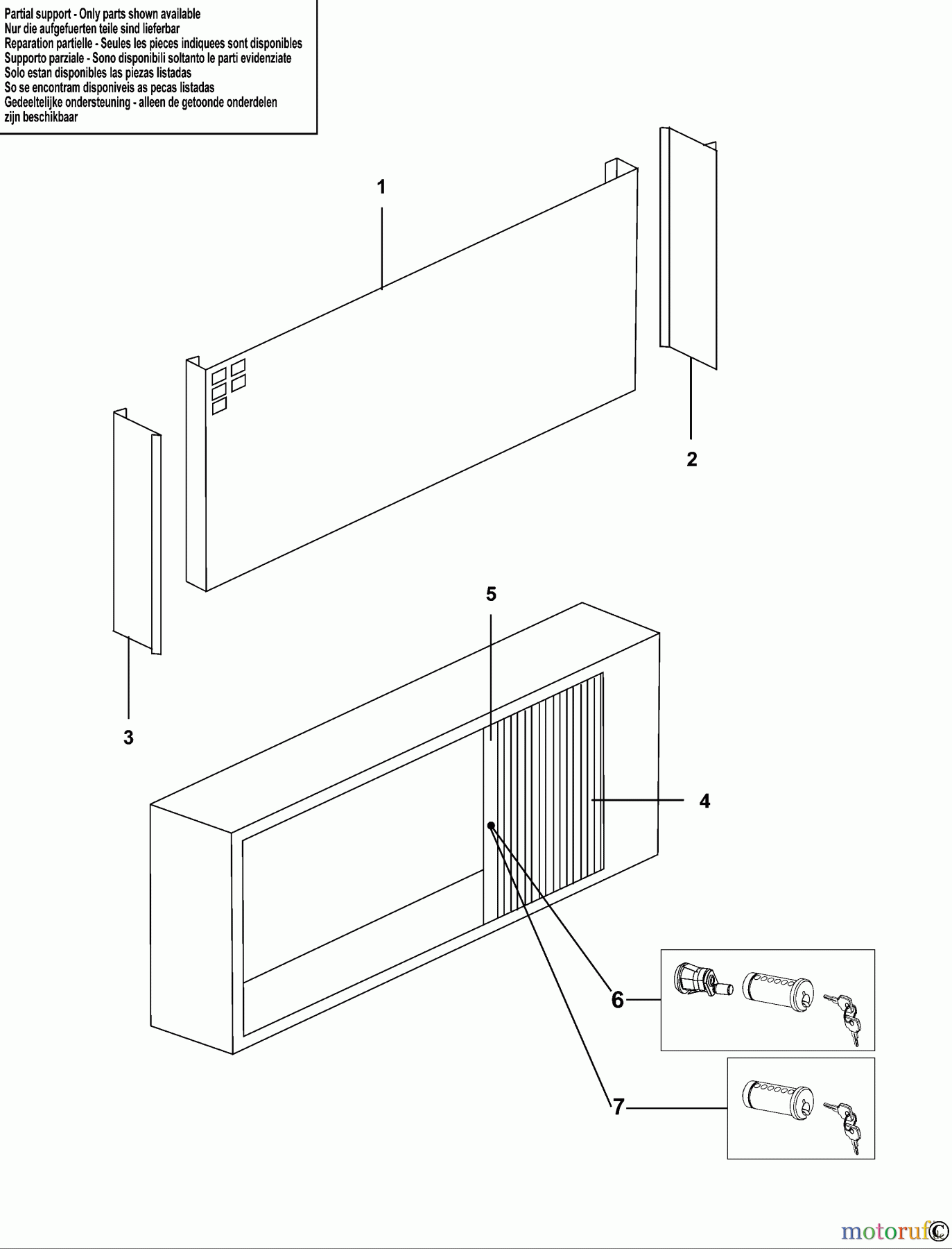 USAG STORAGE JET LINE SHELVING CABINET 654 RV Seite 1