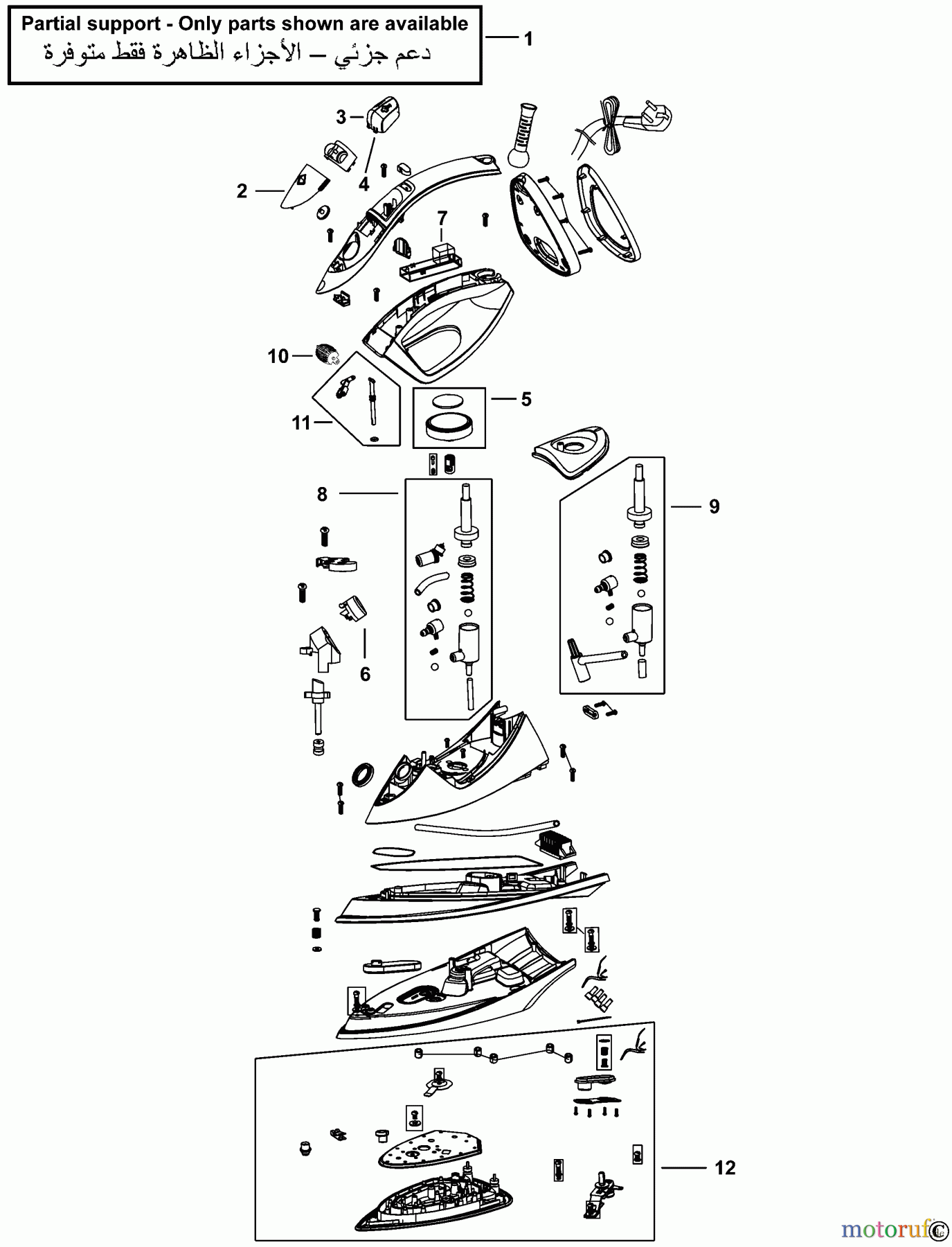  BLACK+DECKER HAUSHALT BÜGELEISEN  EISEN X2450 Seite 1