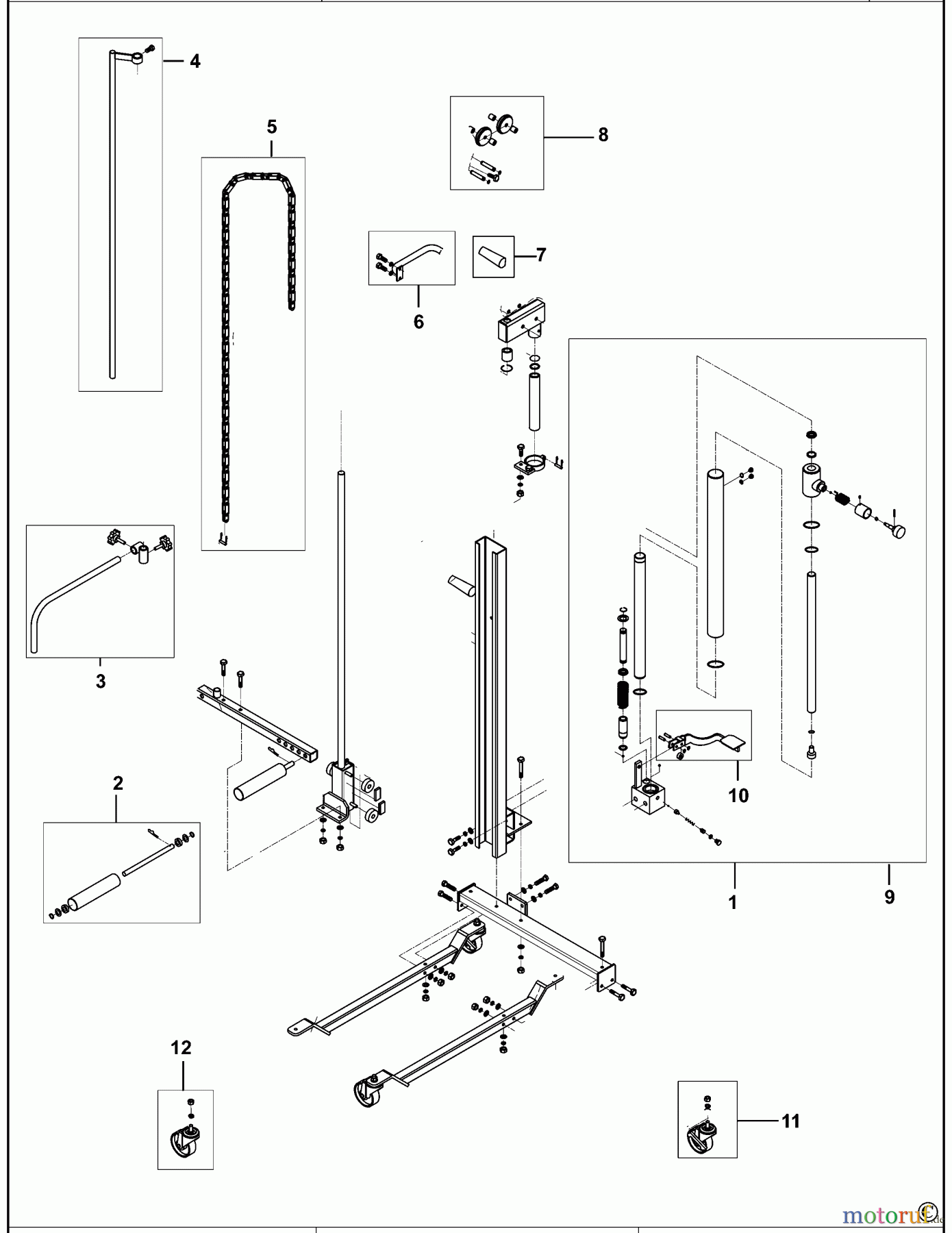 FACOM AUTOMOTIVE TOOLS WHEEL LIFT DL.LR Seite 1