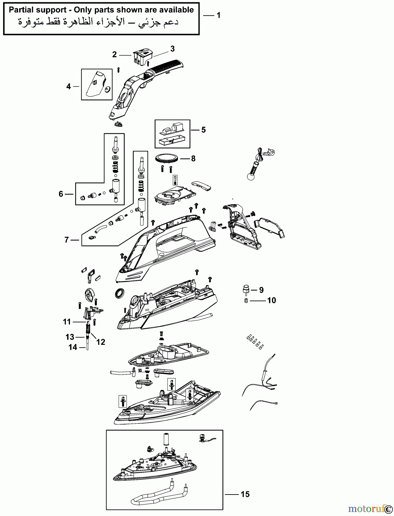 BLACK+DECKER HAUSHALT BÜGELEISEN EISEN X2800 Seite 1