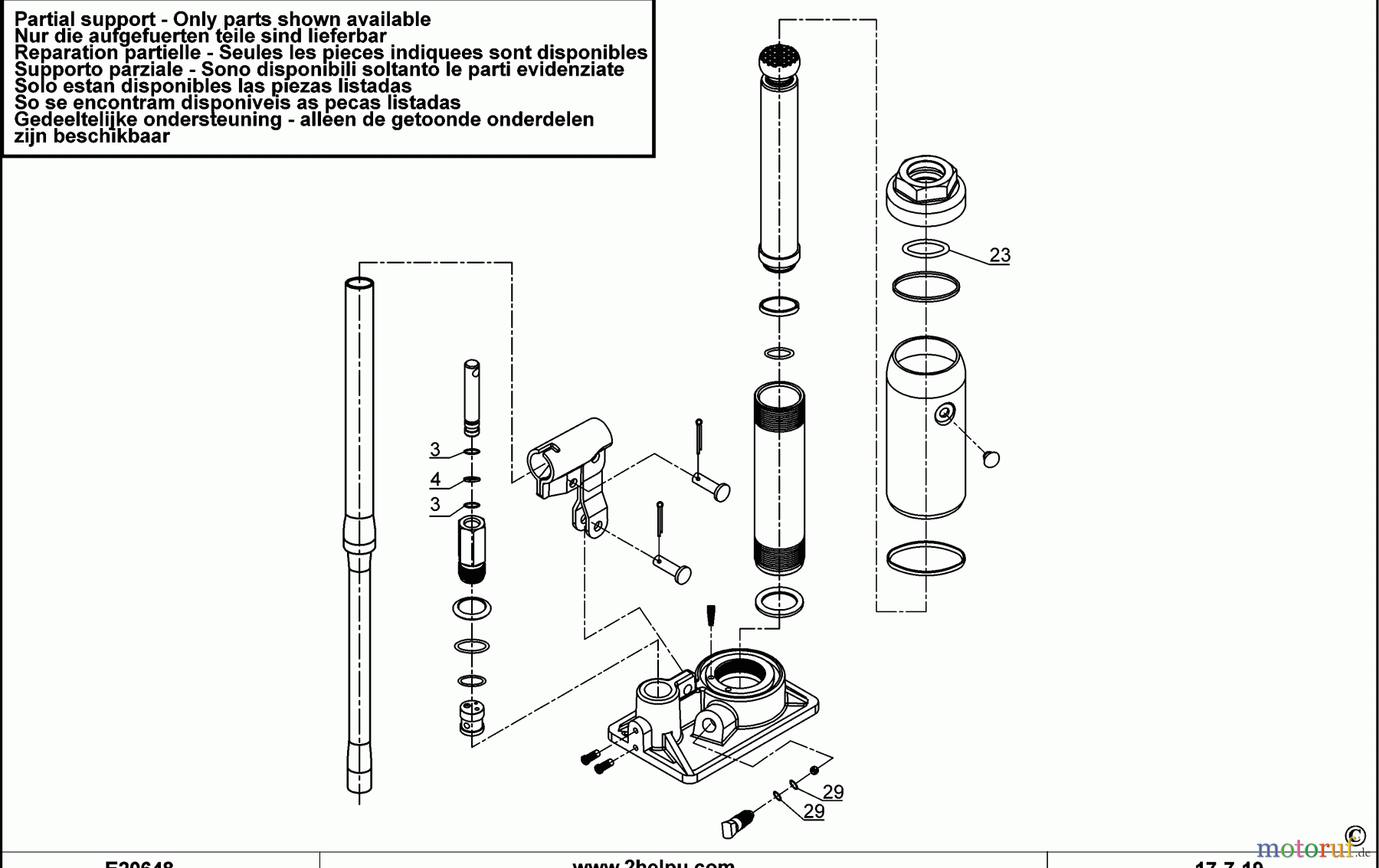  SIDCHROME AUTOMOTIVE TOOLS HYDRAULISCHEN WAGENHEBER SCMT82002 Seite 1