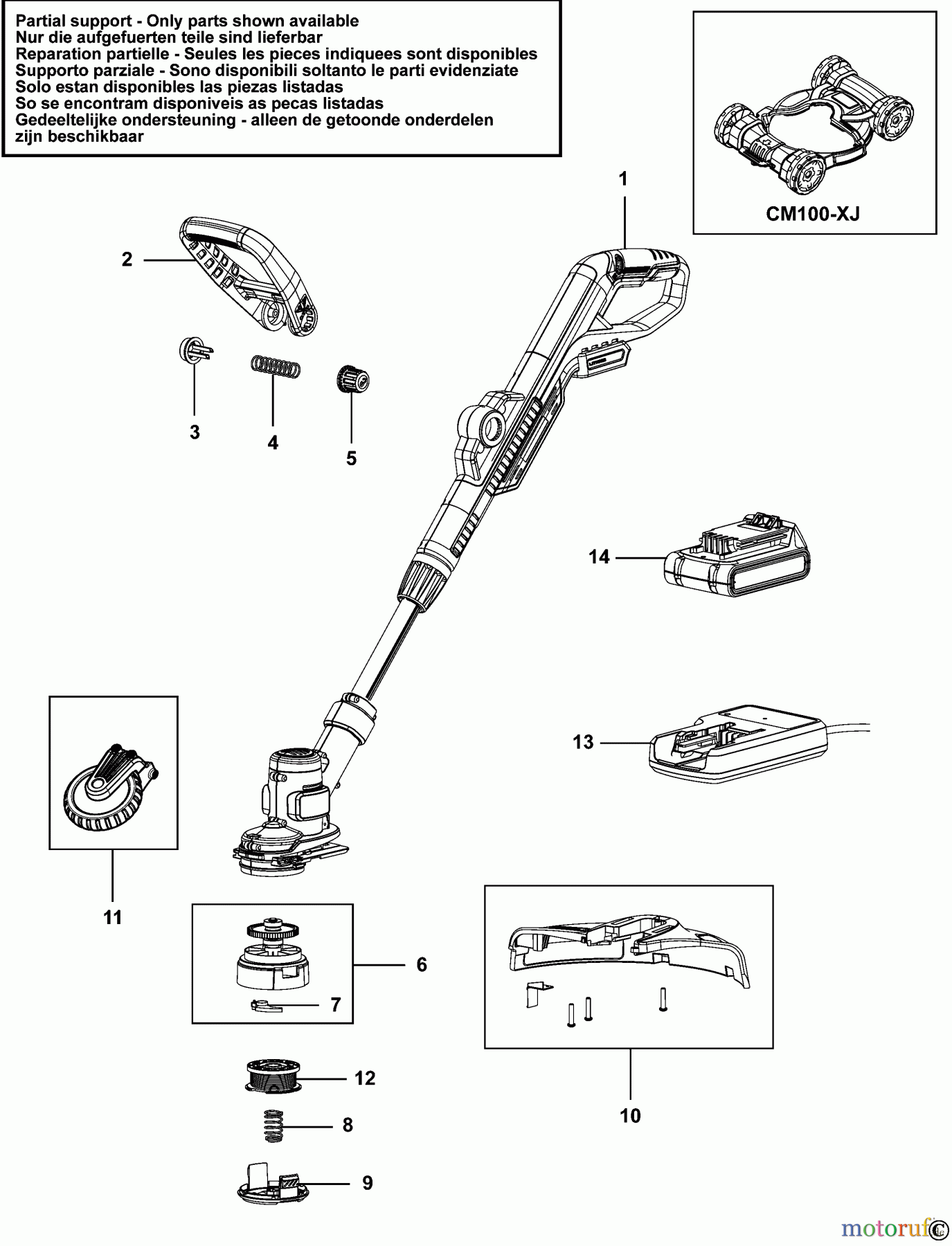 BLACK+DECKER AUSSERHALB HECKENSCHEREN, FADENTRIMMER, SCHEREN RASENTRIMMER BDT18KIT Seite 1