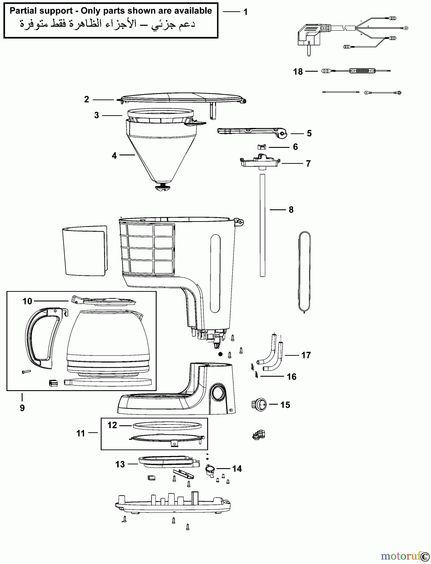 BLACK+DECKER HAUSHALT GETRÄNKE KAFFEEMASCHINE DCM750S Seite 1