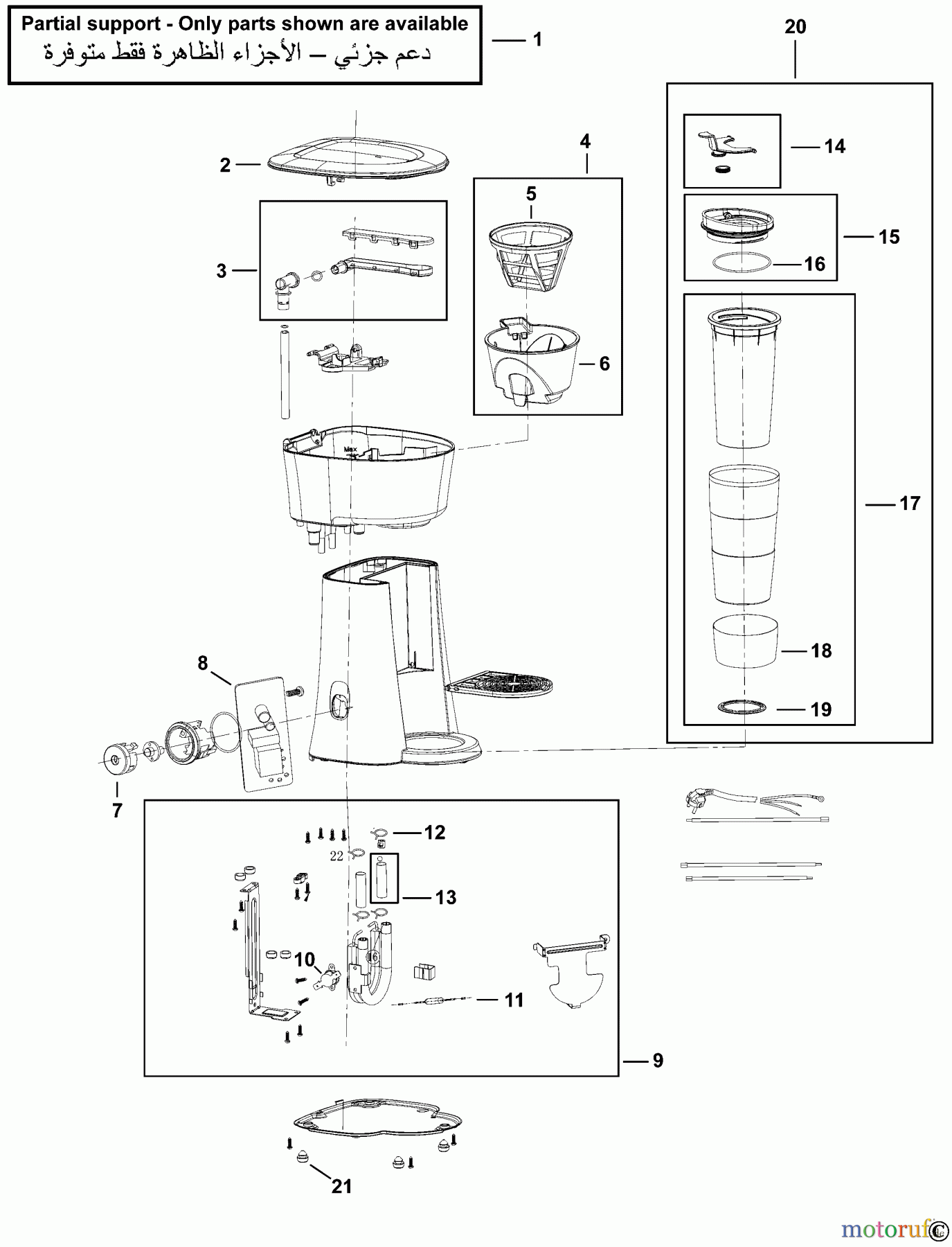  BLACK+DECKER HAUSHALT GETRÄNKE KAFFEEMASCHINE DCT10 Seite 1