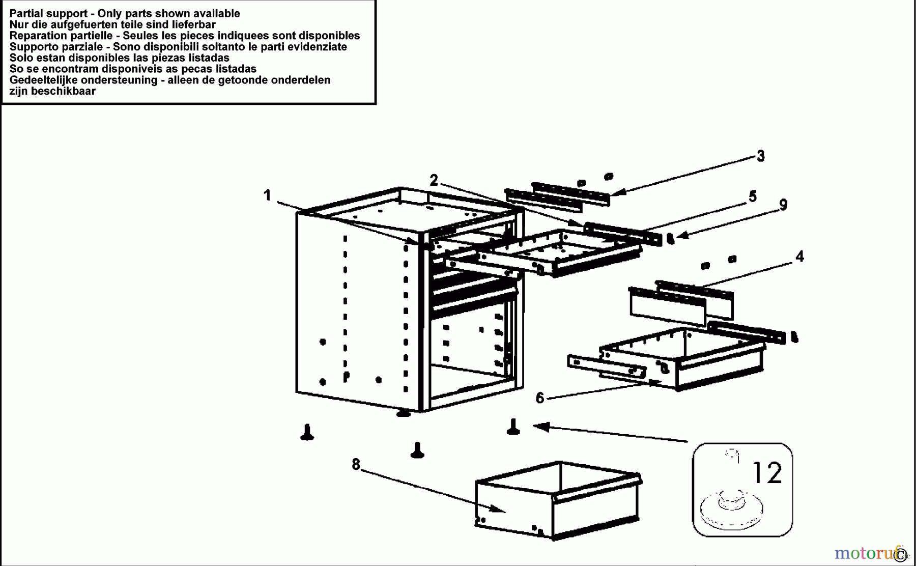  FACOM STORAGE SCHUBLADE JLS2-MBS7TBS Seite 1