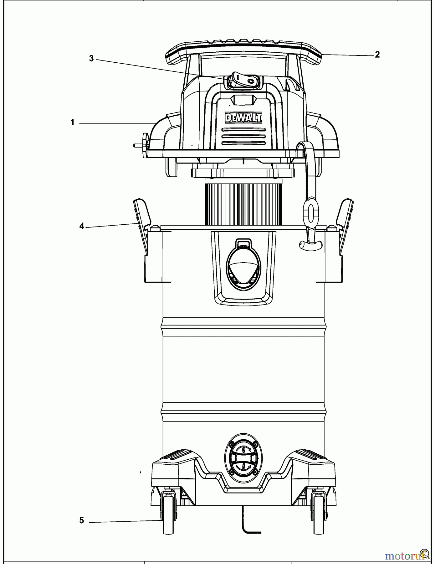DEWALT VAKUUMEXTRAKTOREN STAUBSAUGER DXV30SA Seite 1