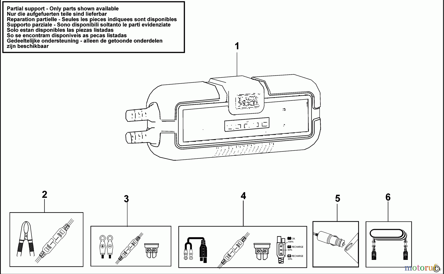 BLACK+DECKER PROFESSIONELL AUTOMOTIVE BATTERIE-LADEGERÄT BXAE00022 Seite 1