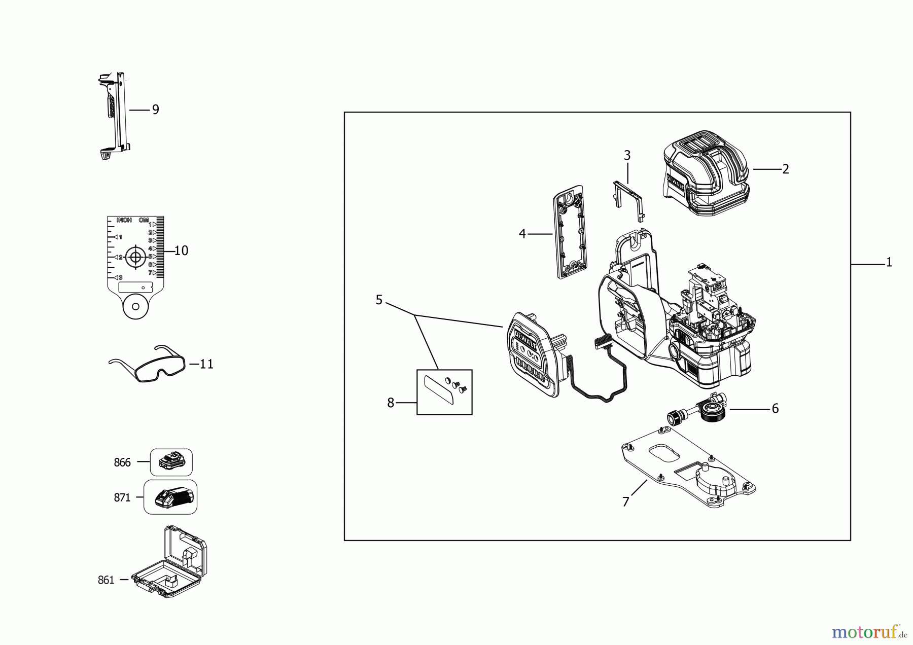  DEWALT LASERS KREUZLINIENLASER DCLE34520G-QU Seite 1