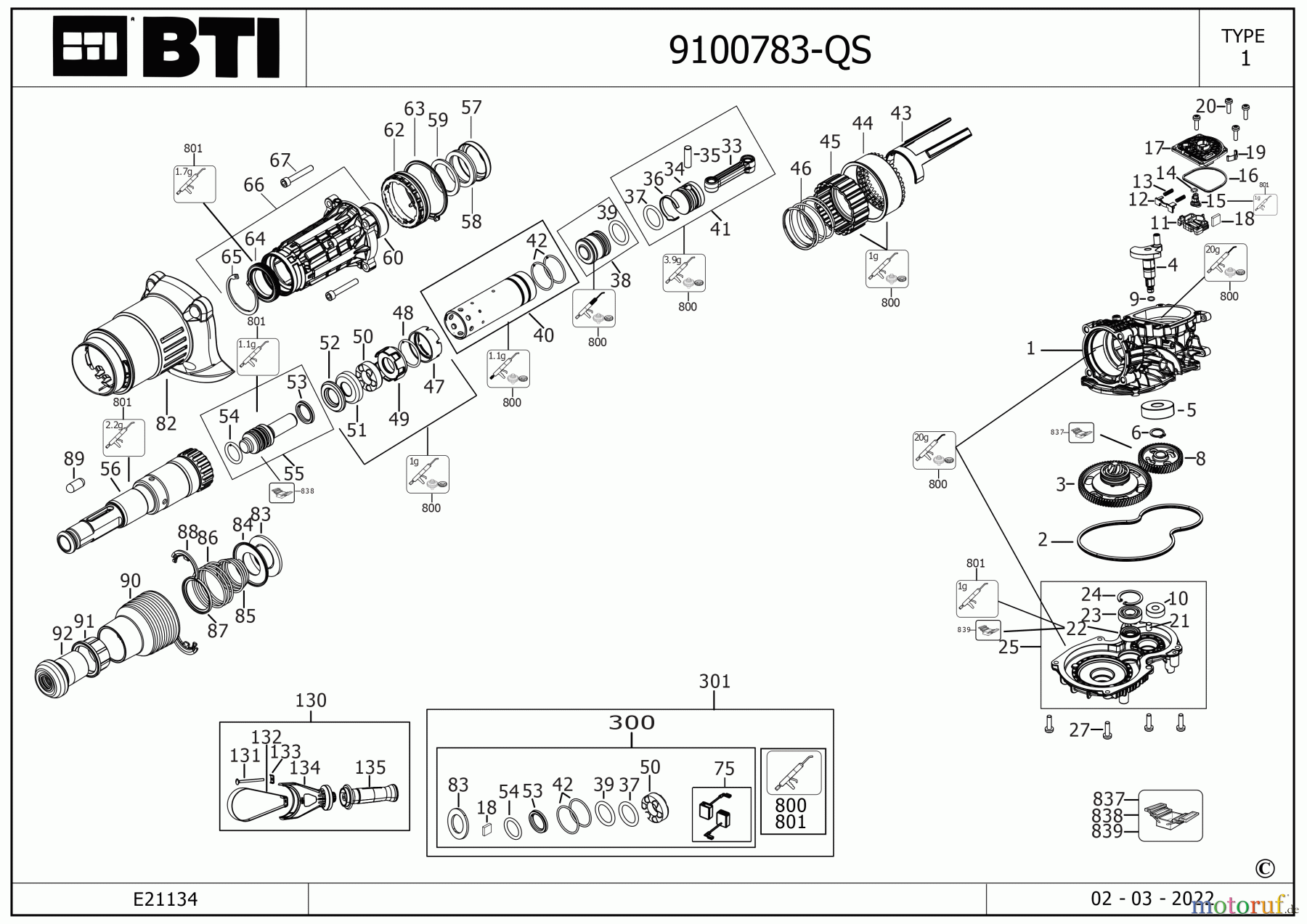 BTI Divers DREHHAMMER 9100783-QS Seite 1