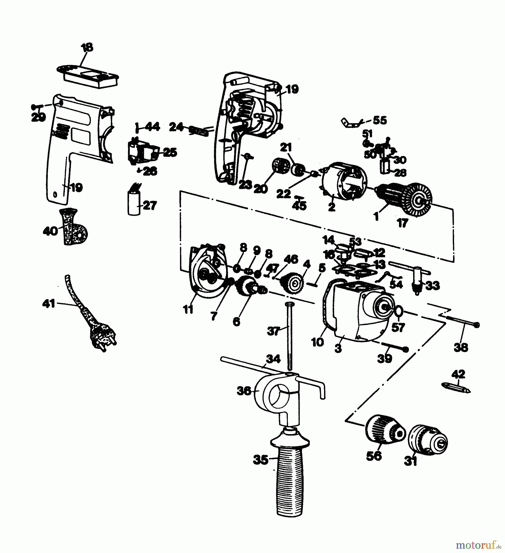 BLACK+DECKER INNENAUSSTATTUNG BOHRER BOHRER SR906S Seite 1