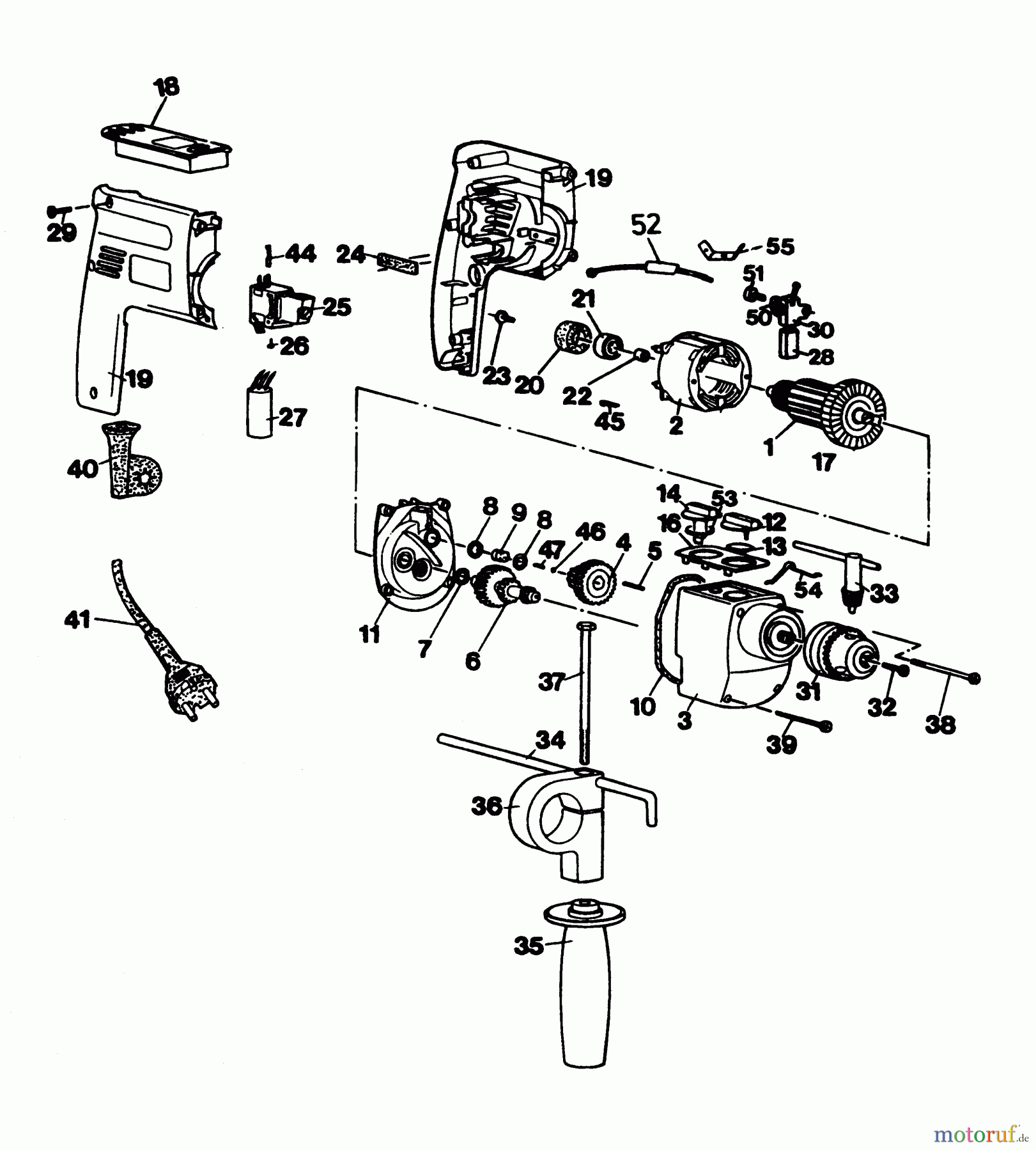  BLACK+DECKER INNENAUSSTATTUNG BOHRER BOHRER BD230E Seite 1
