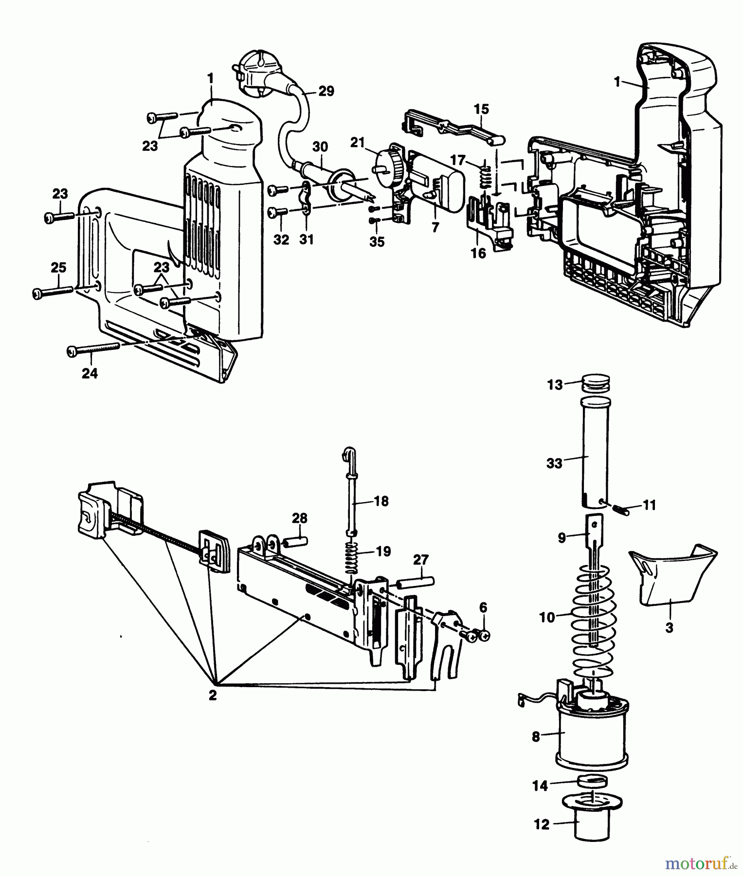  BLACK+DECKER INNENAUSSTATTUNG POWERFILES & TACKERS HEFTMASCHINE BD428 Seite 1