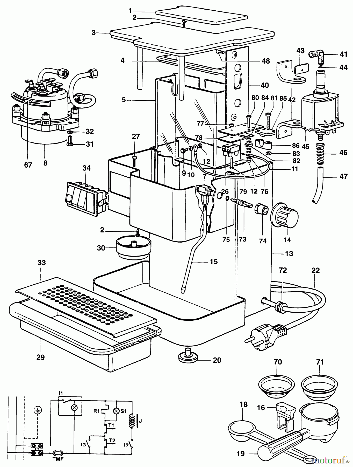 BLACK+DECKER HAUSHALT GETRÄNKE KAFFEEMASCHINE EM5N Seite 4