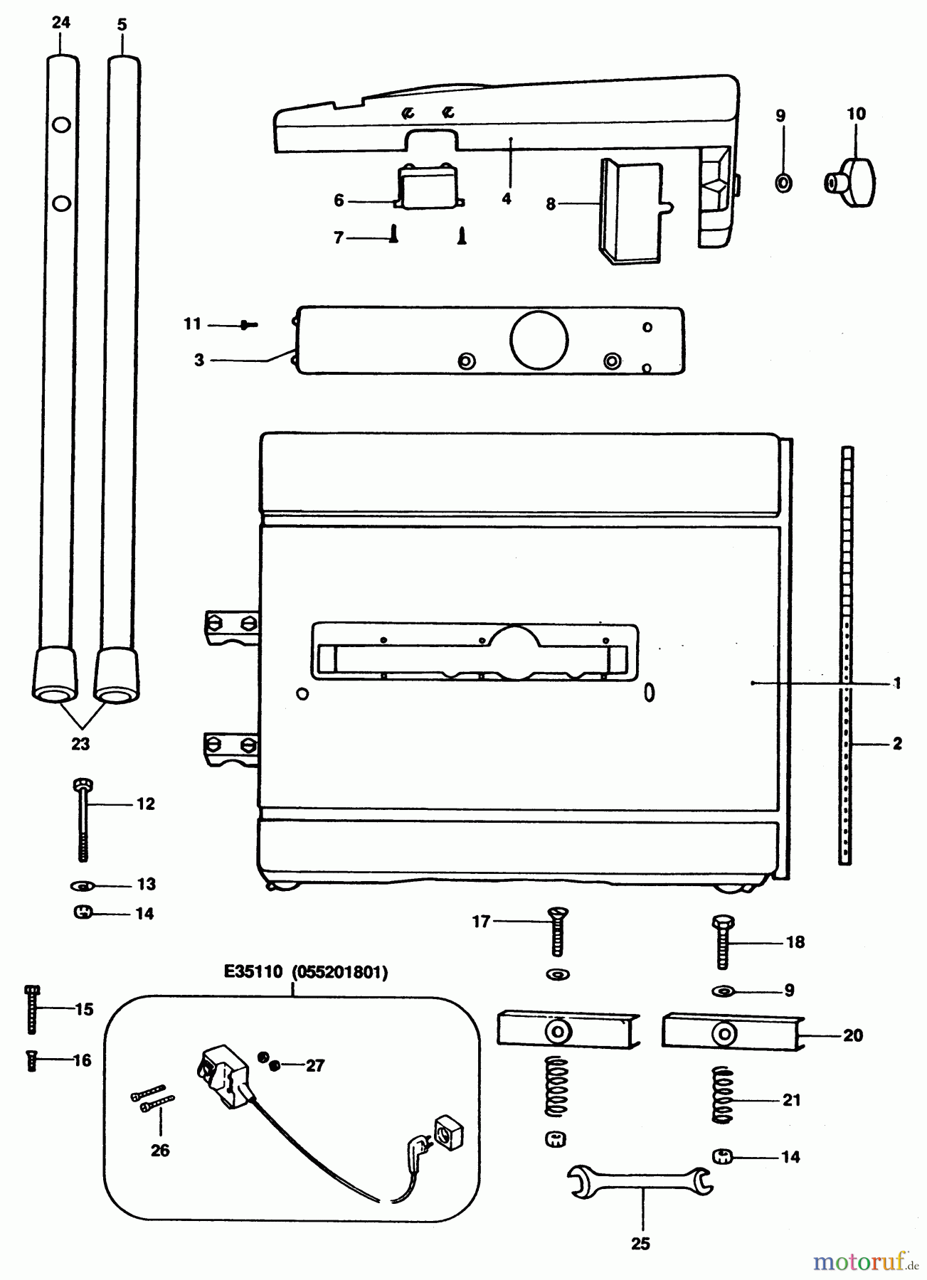 ELU ACCESSORIES ACCESSORIES, ATTACHMENTS & UNPOWERED SCHALTER E35110 Seite 1