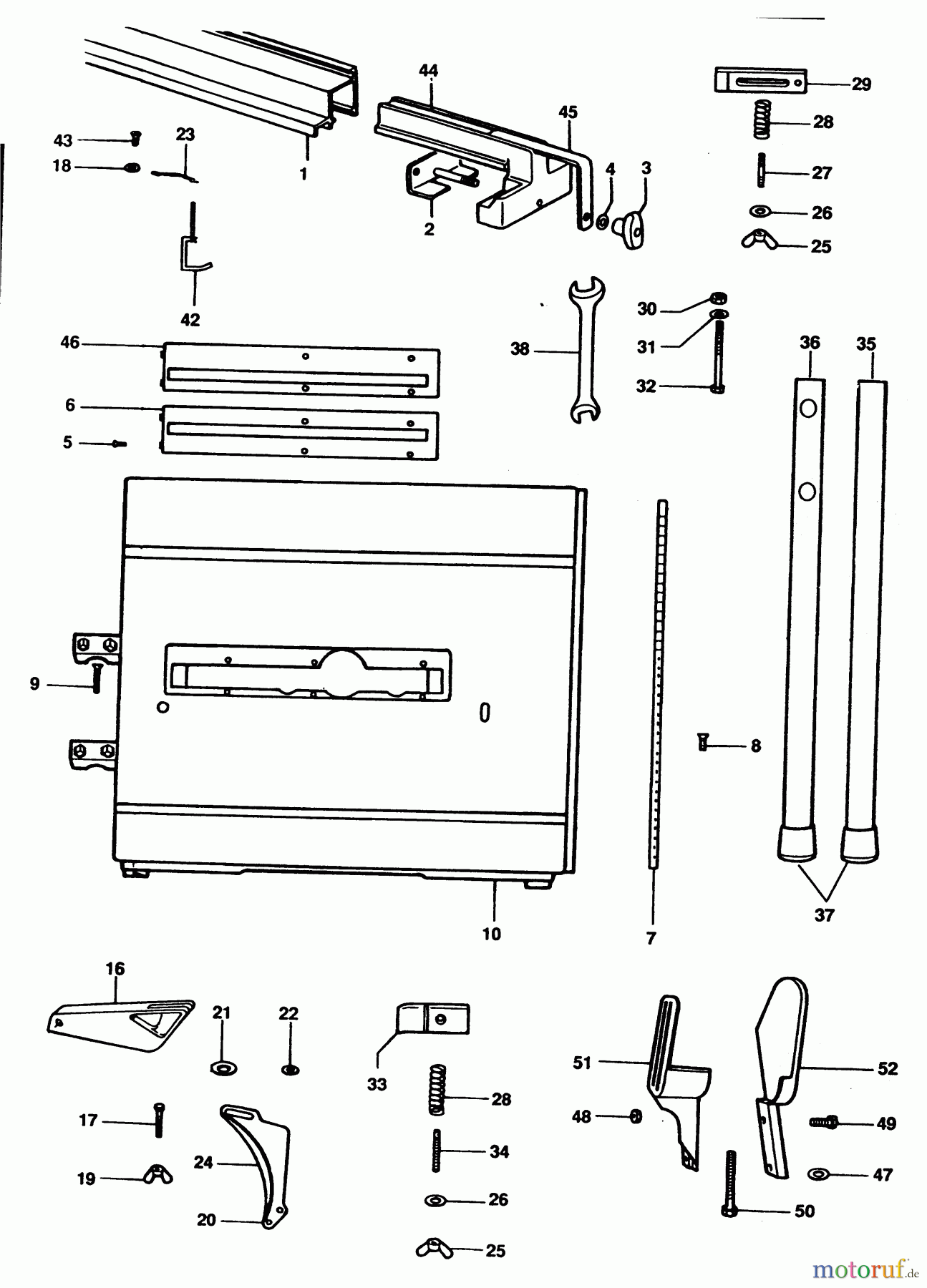 ELU ACCESSORIES ACCESSORIES, ATTACHMENTS & UNPOWERED SÄGEBANK/ ELU555 Seite 1