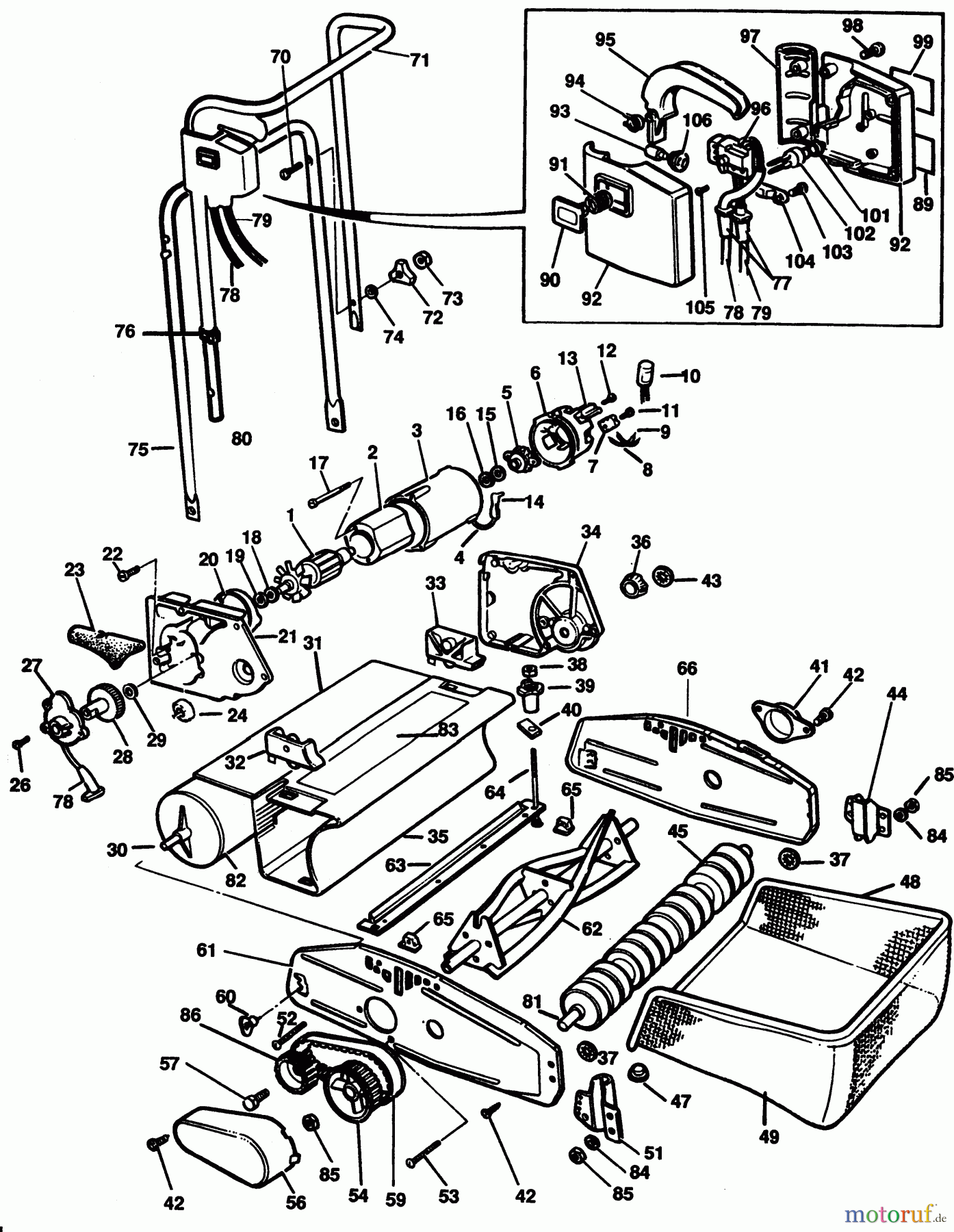  BLACK+DECKER AUSSERHALB RASENMÄHER, SCHNEEFRÄSEN ZYLINDER-RASENMÄHER GB300C Seite 1